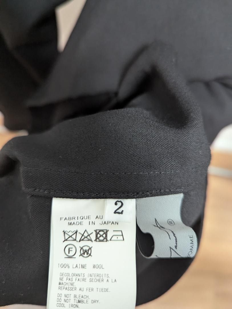 Yohji Yamamoto POUR HOMME 23ss wool gabardine big shirts HZ-B02-100 Size US M / EU 48-50 / 2 - 3 Thumbnail