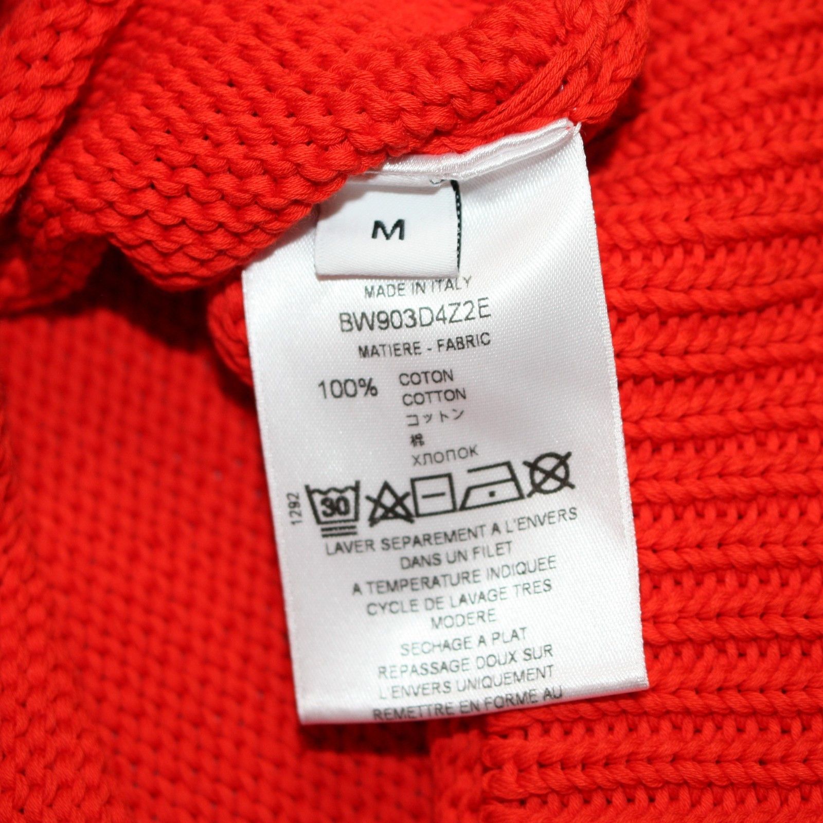 Givenchy Oversized 4G logo Sweater in Red & size M NWOT MSRP $1190 Size M / US 6-8 / IT 42-44 - 16 Thumbnail