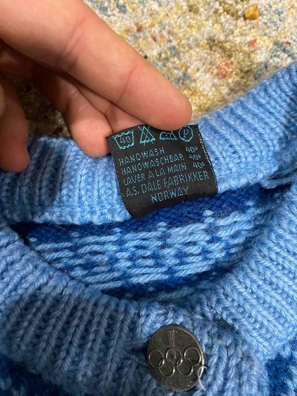 Dale Of Norway Olympical Knitted vintage Norwegian sweater Dale of Norway S Size US S / EU 44-46 / 1 - 4 Thumbnail