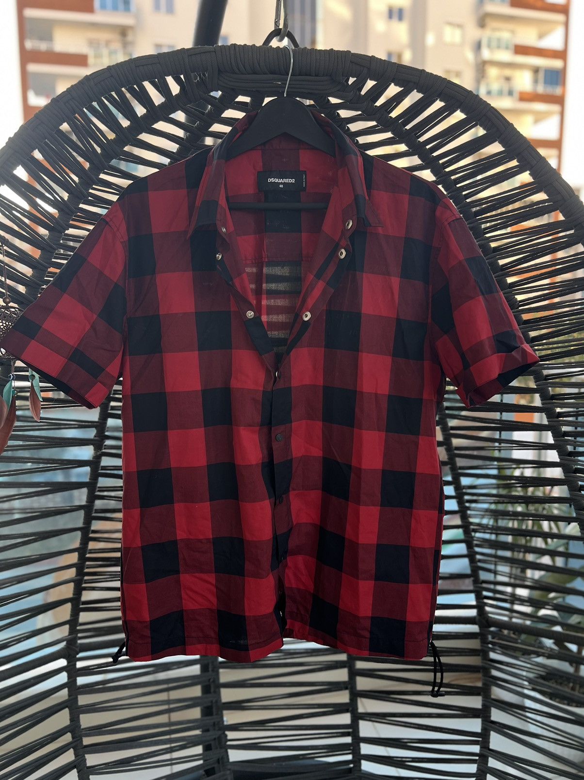 Dsquared2 Red checked shirt Size US M / EU 48-50 / 2 - 2 Thumbnail