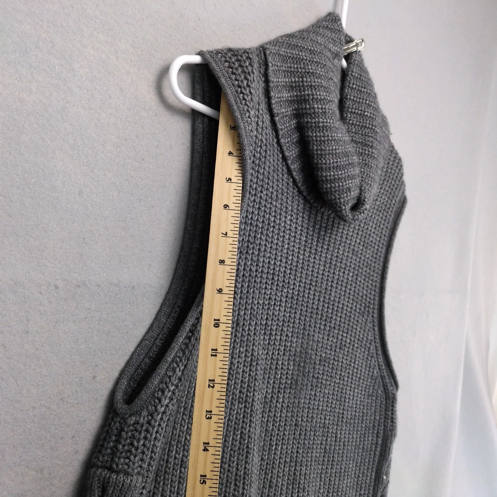 Autumn Cashmere Autumn Cashmere Wool Blend Gray Knit Sweater Dress Sz M Size M / US 6-8 / IT 42-44 - 7 Thumbnail
