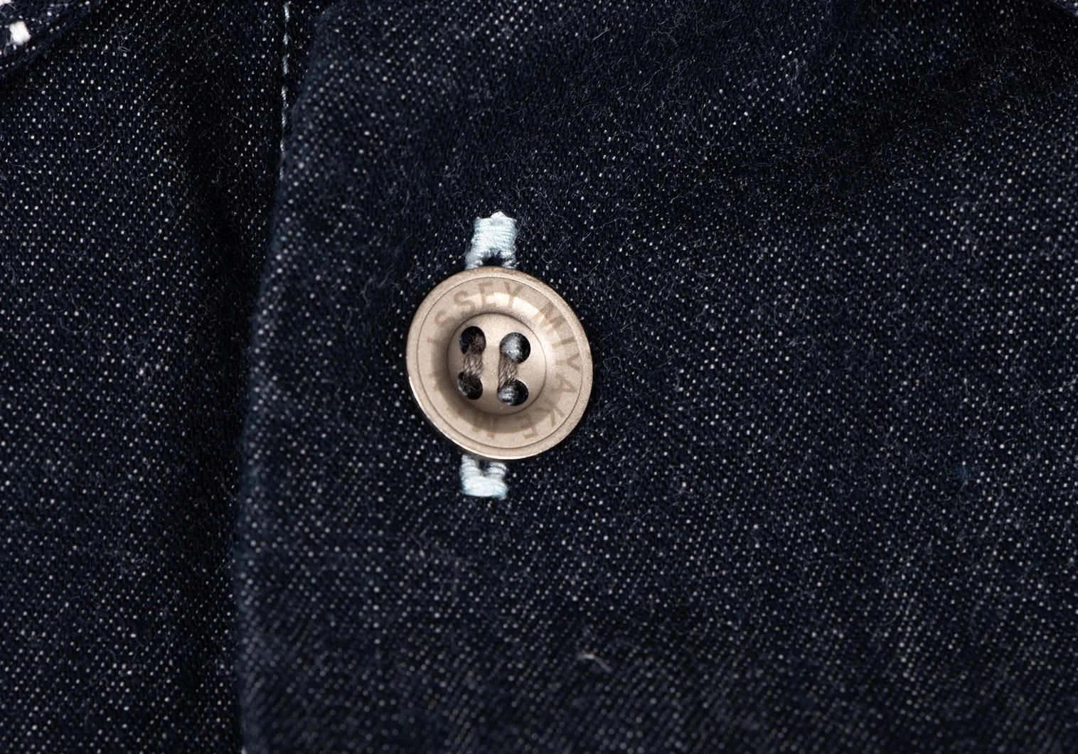 Issey Miyake Cotton Stitch Denim Shirt in Indigo Size US S / EU 44-46 / 1 - 6 Thumbnail