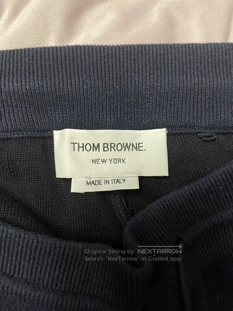 Thom Browne Thom Browne size 2 Dark Blue Cashmere Cotton Knit Casual Sp Size US 28 / EU 44 - 3 Thumbnail