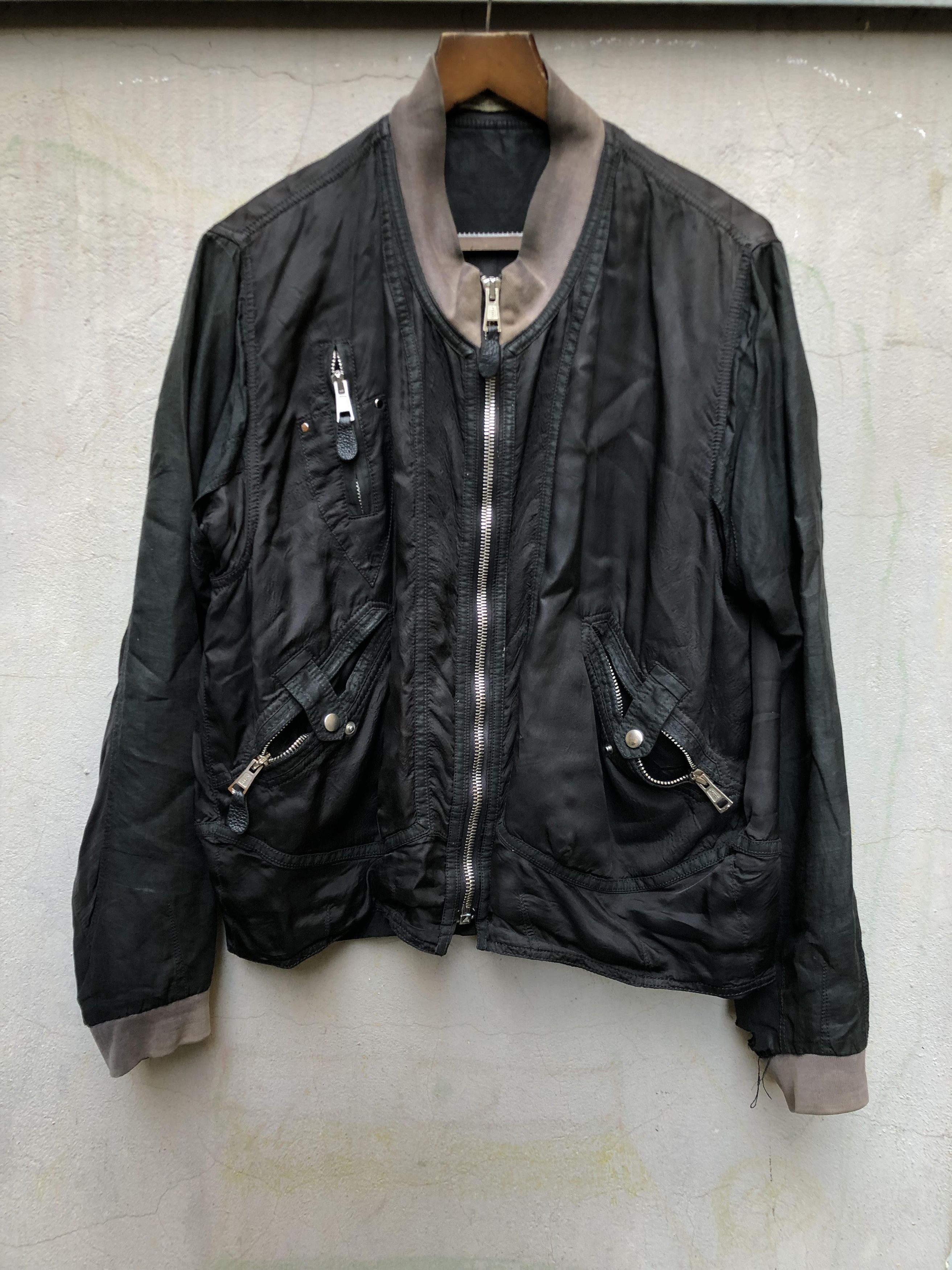 image of 2004 Balenciaga Bomber Jacket Collectable/archive in Black, Men's (Size Medium)