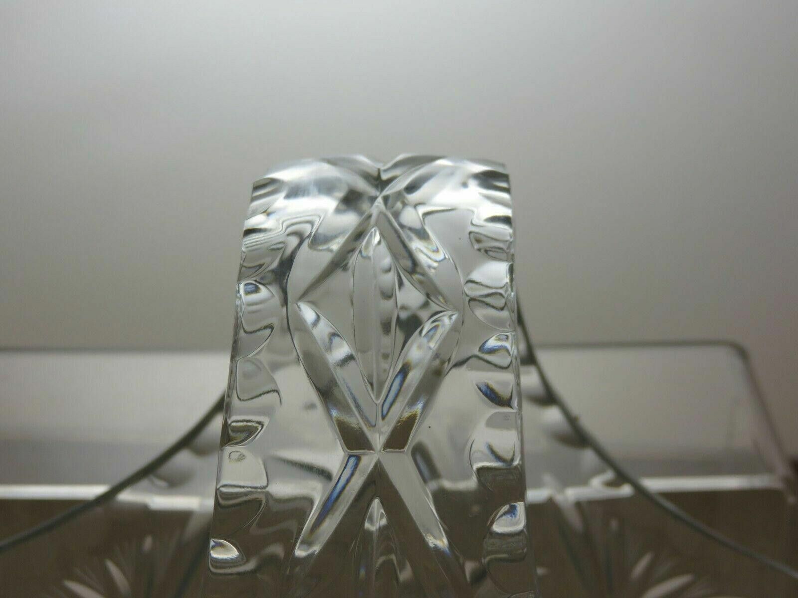 Poeme Bohemien Bohemia Crystal Pinwheel Cut Glass Handed Fruit Basket Size ONE SIZE - 6 Thumbnail