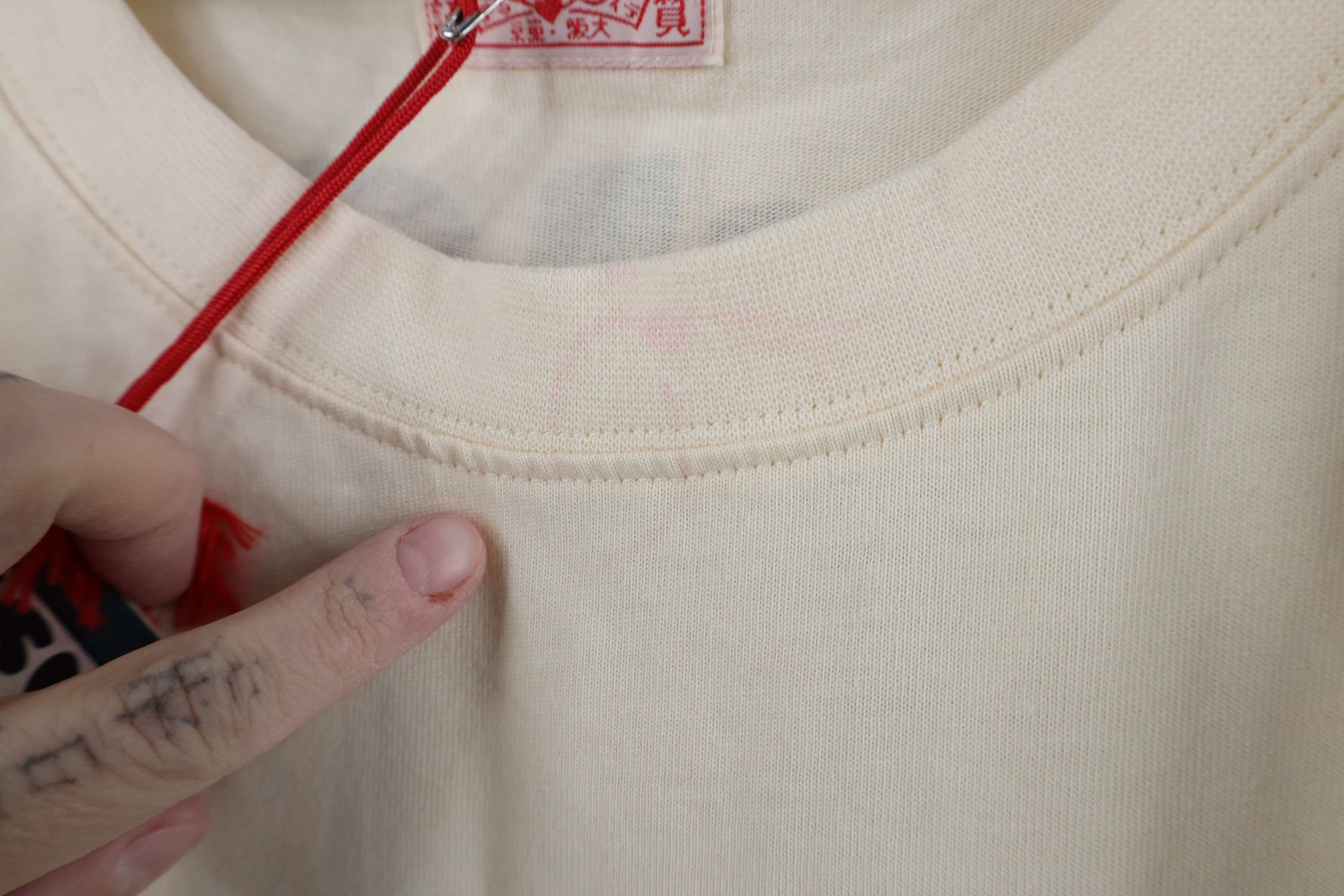 Evisu Deadstock Vintage 90s Evisu Jeans Shoes Long Sleeve T-Shirt Size US XXL / EU 58 / 5 - 7 Thumbnail