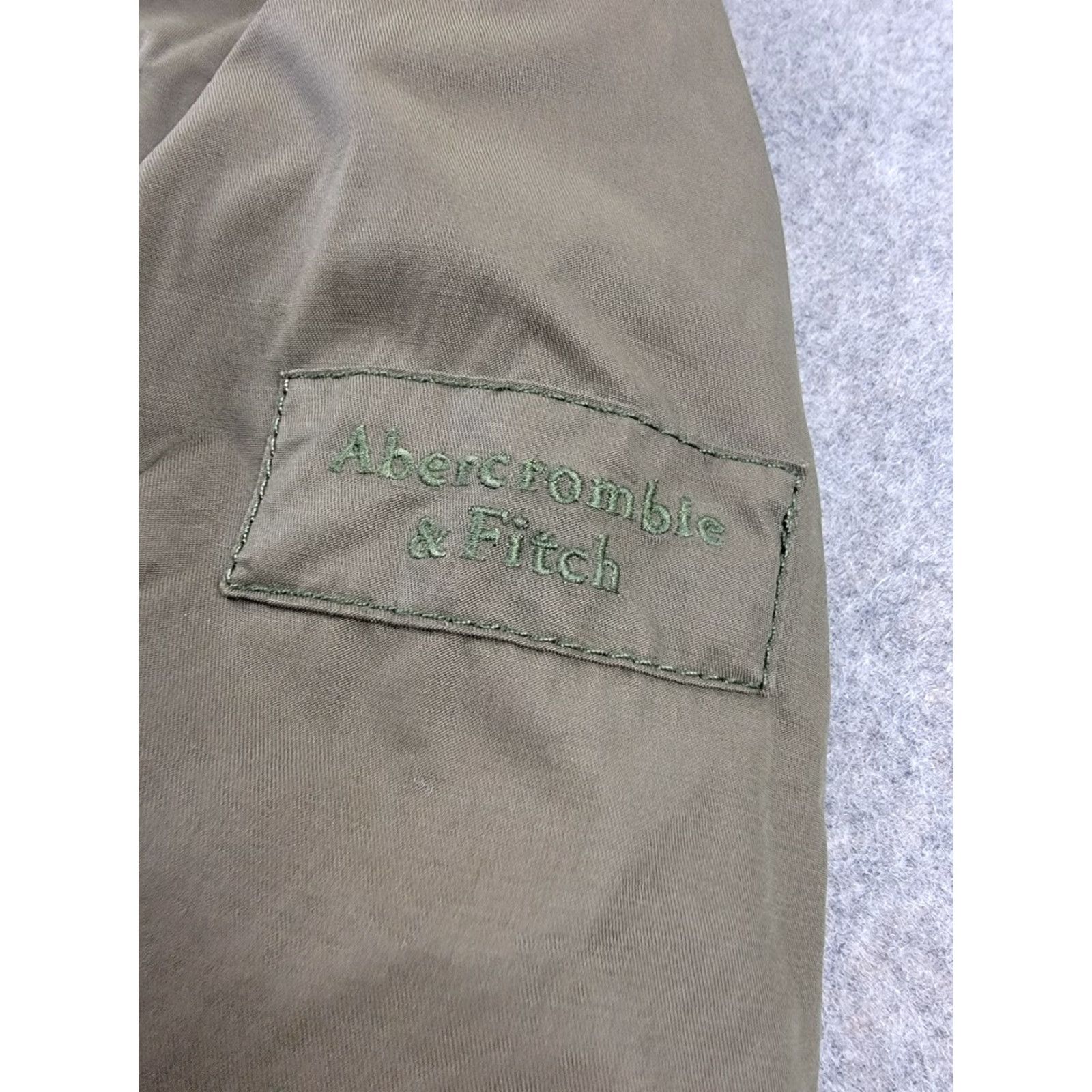 Abercrombie & Fitch Abercrombie & Fitch Coat Womens Large Green Parka Utility Hooded Y2K Size L / US 10 / IT 46 - 5 Thumbnail