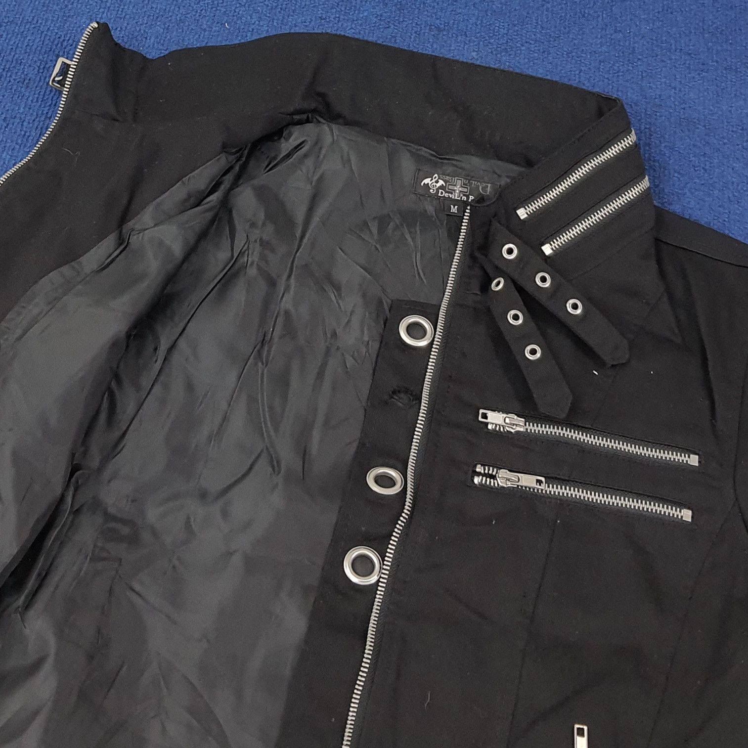 Japanese Brand × Seditionaries × Vintage Vintage Devil'n Bass Punk Seditionaries Custom Jacket C215N9 Size US XS / EU 42 / 0 - 7 Thumbnail