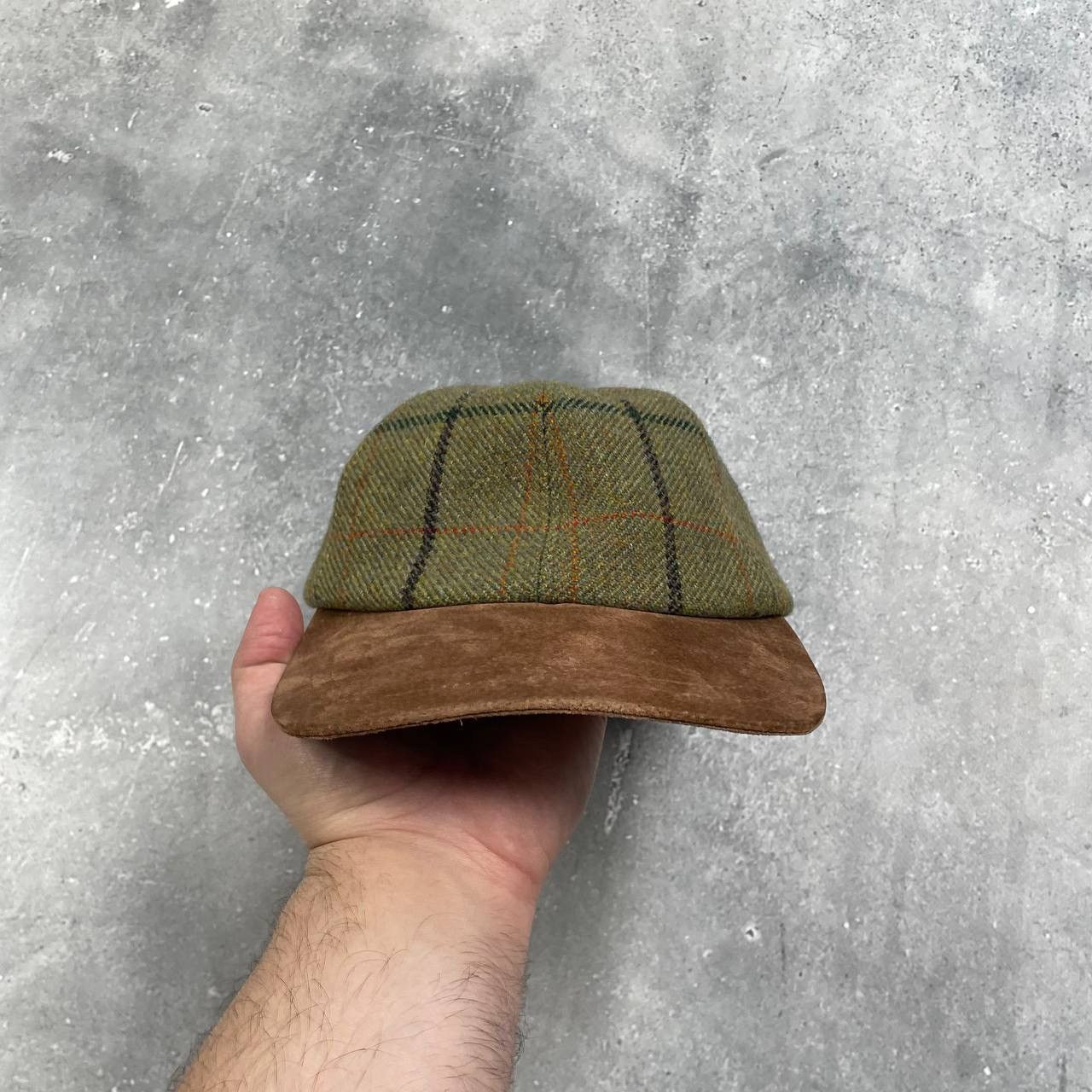 Other Vintage Cousins of Cheltenham Wool Baseball Cap Green/ Brown Size ONE SIZE - 4 Thumbnail