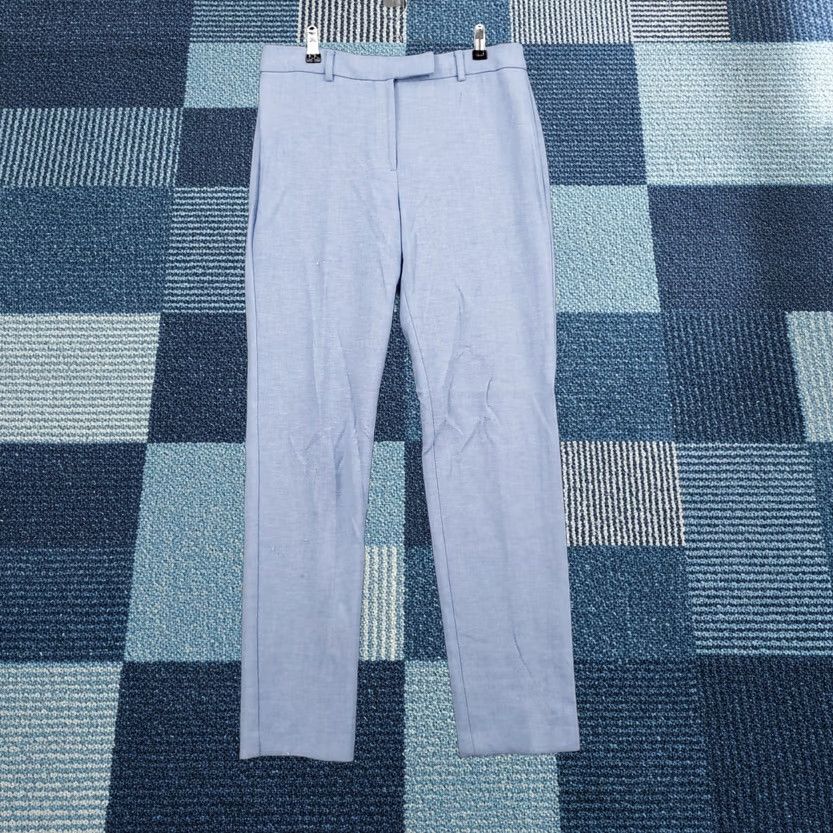 Talbots Talbots High Waisted Straight Dress Pants Women 6 Long Blue Slacks Mid Rise Size 28" / US 6 / IT 42 - 1 Thumbnail