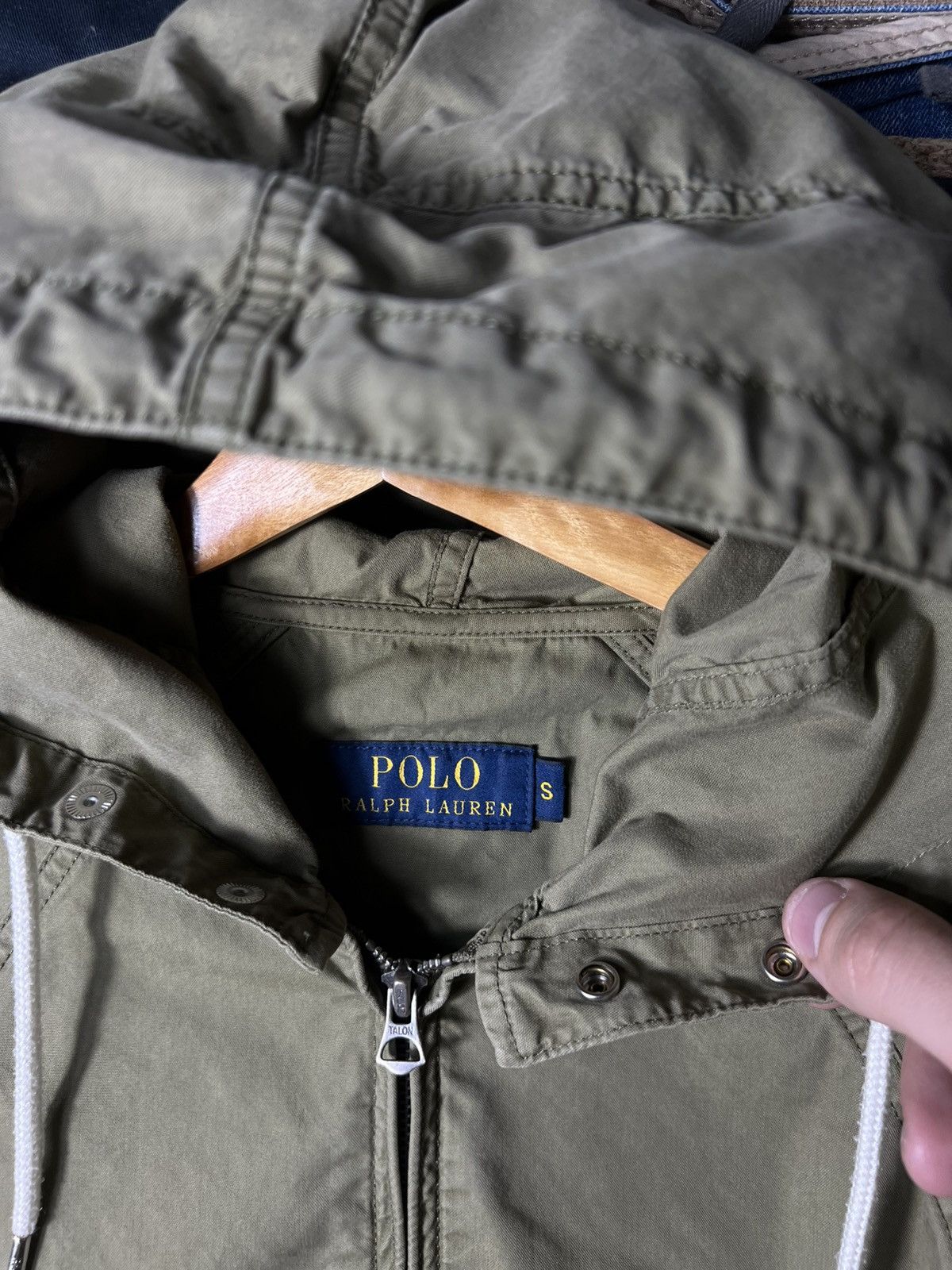 Polo Ralph Lauren 🧥 Polo Ralph Lauren Lightweight Hooded Jacket Olive Green Size US S / EU 44-46 / 1 - 12 Thumbnail