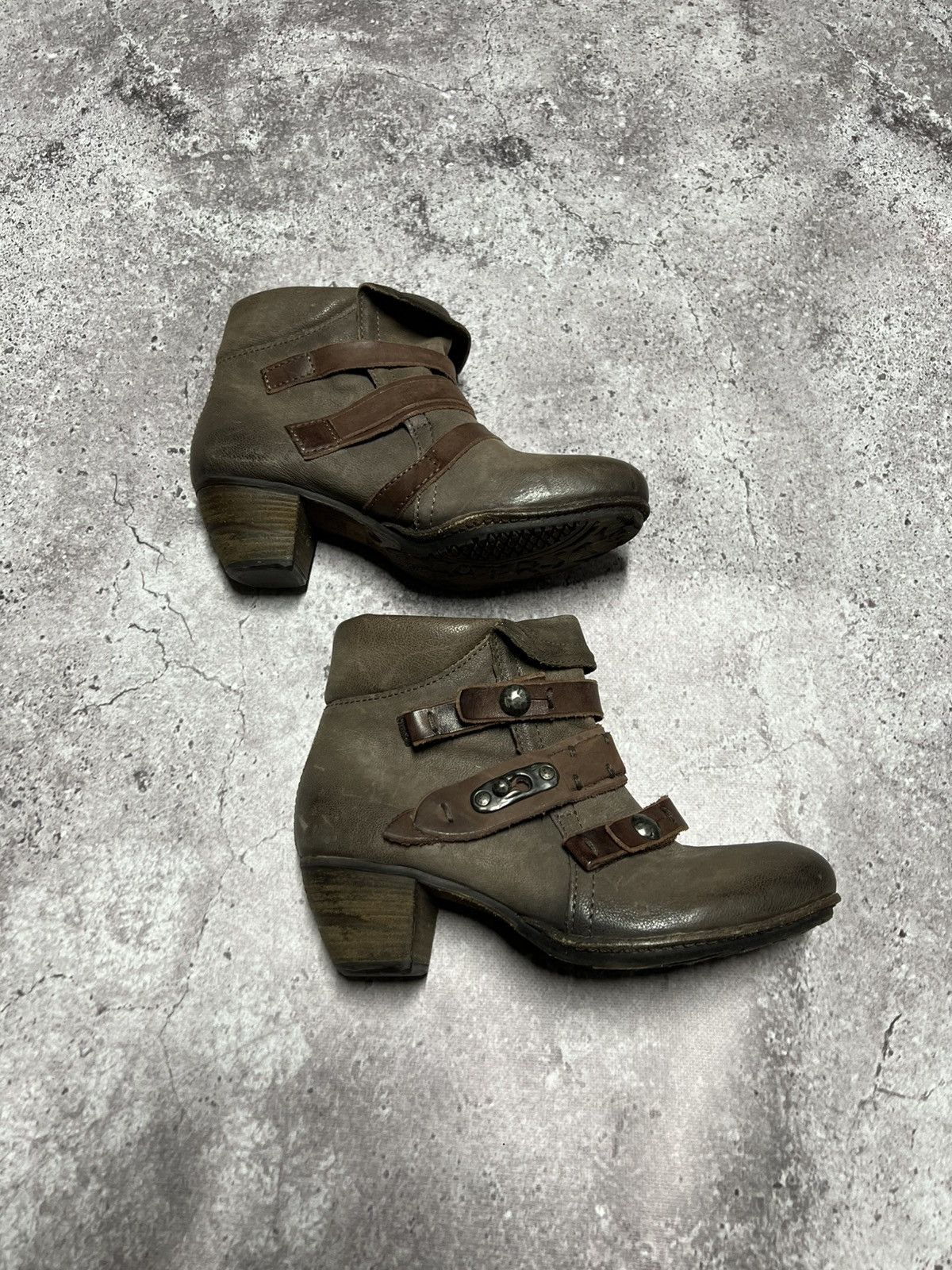 A.S.98 A.S.98 Brown Leather Avantgarde Boho Grunge Boots Size: 39 Size US 9 / IT 39 - 11 Thumbnail