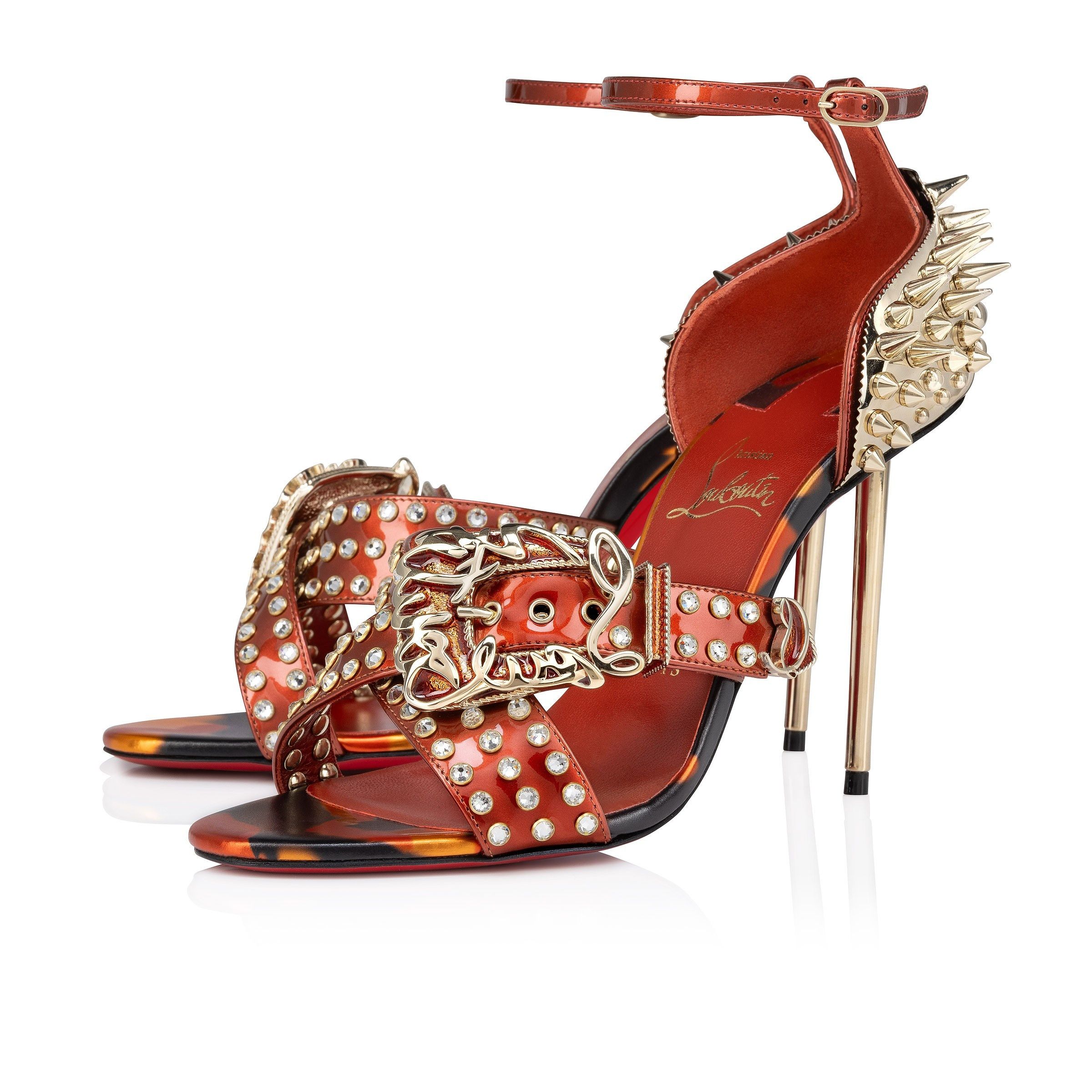Christian Louboutin wosandal 100mm Size US 7 / IT 37 - 1 Thumbnail
