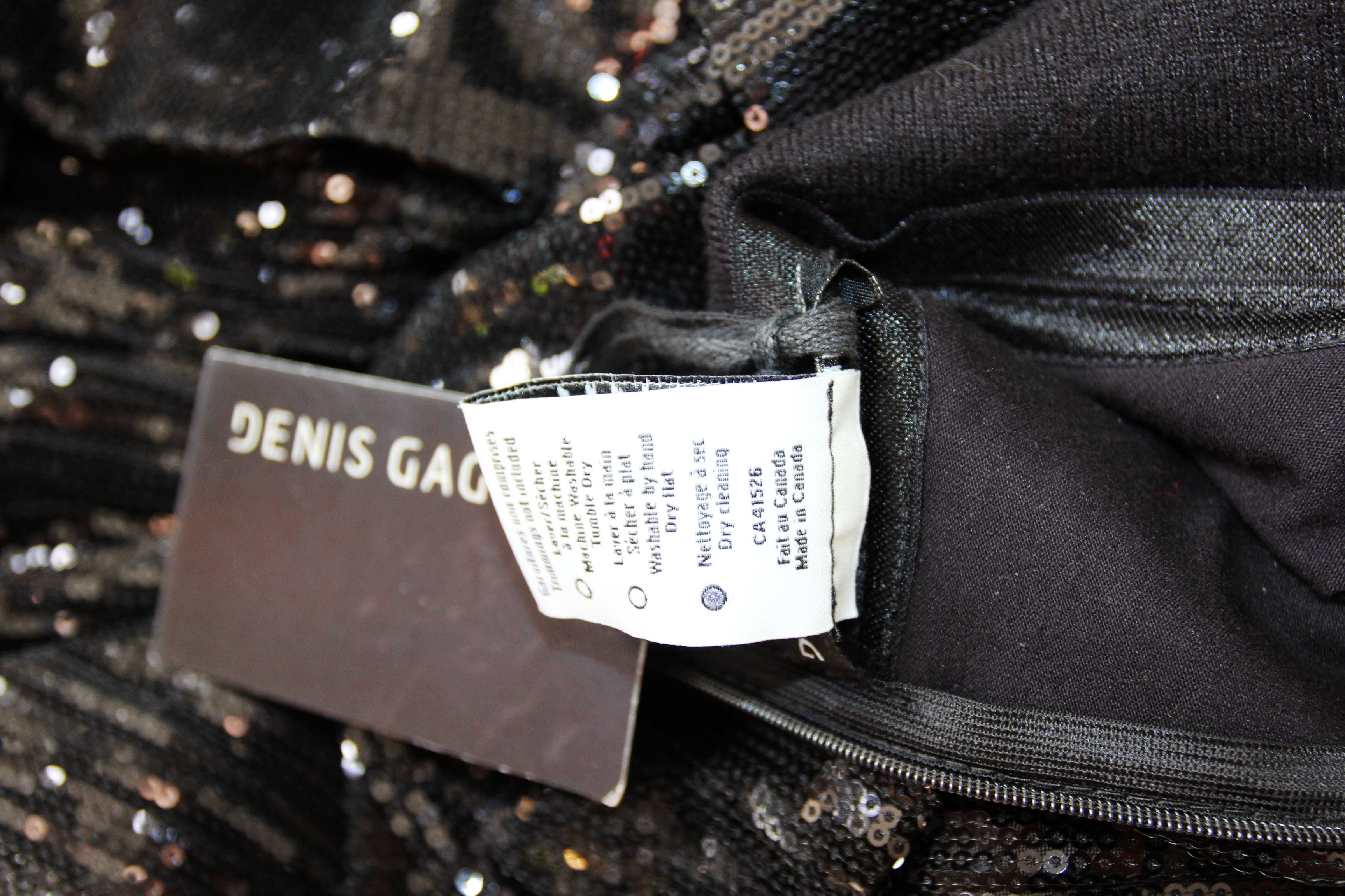 Other BNWT AW23 DENIS GAGNON SEQUIN DRESS S Size S / US 4 / IT 40 - 8 Thumbnail