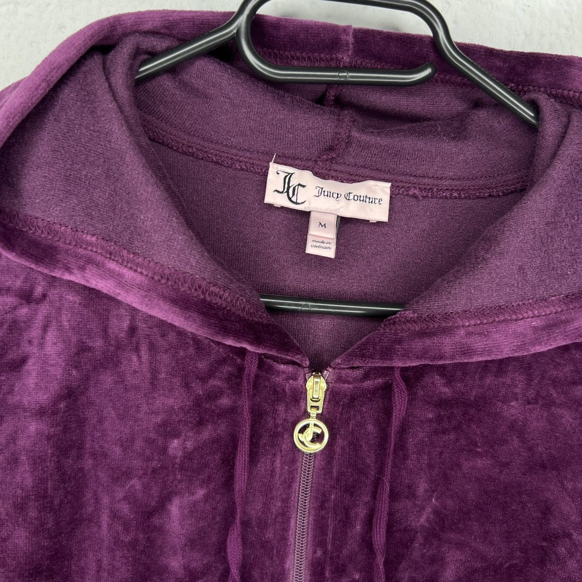Juicy Couture × Vintage Juicy Couture Tracksuit Set Hoodie Pants Sweatpants Velour Size M / US 6-8 / IT 42-44 - 6 Thumbnail