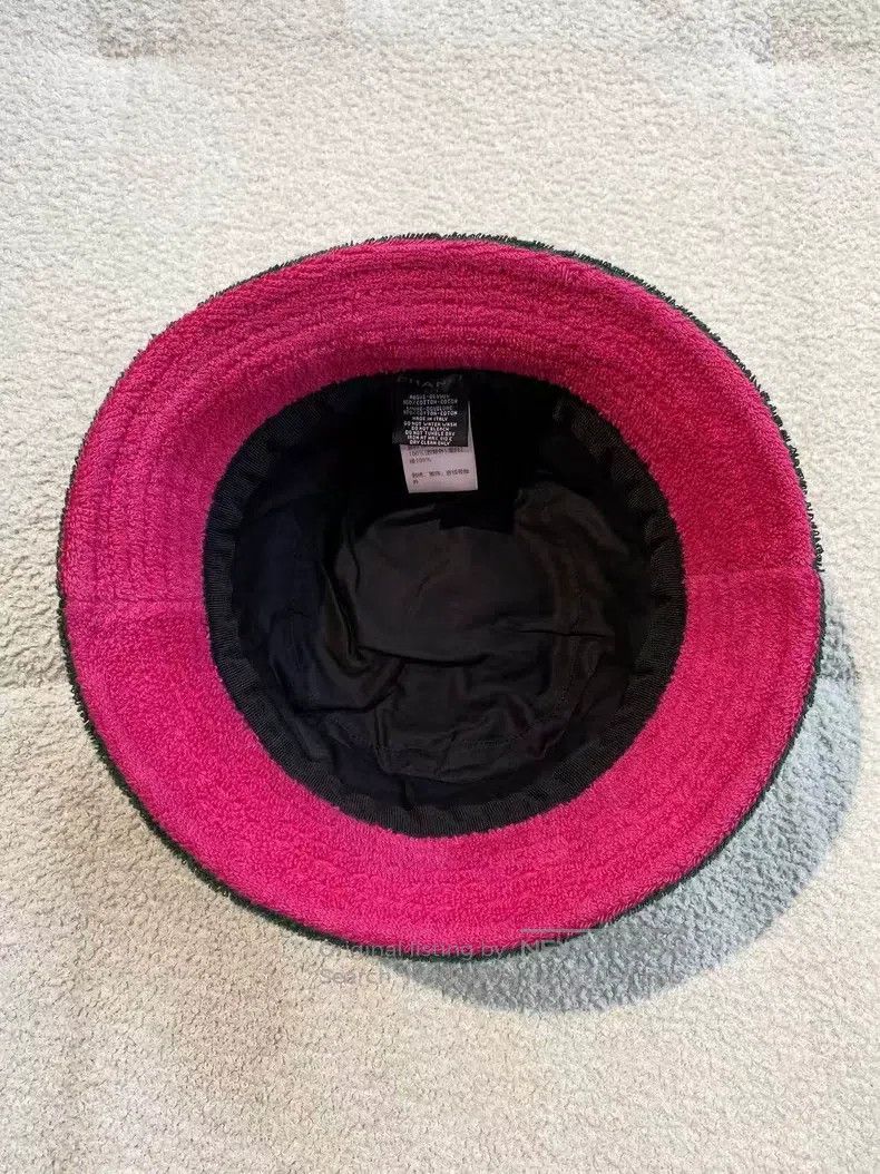 Chanel Chanel Size M Towel logo fisherman's hat Size ONE SIZE - 4 Thumbnail