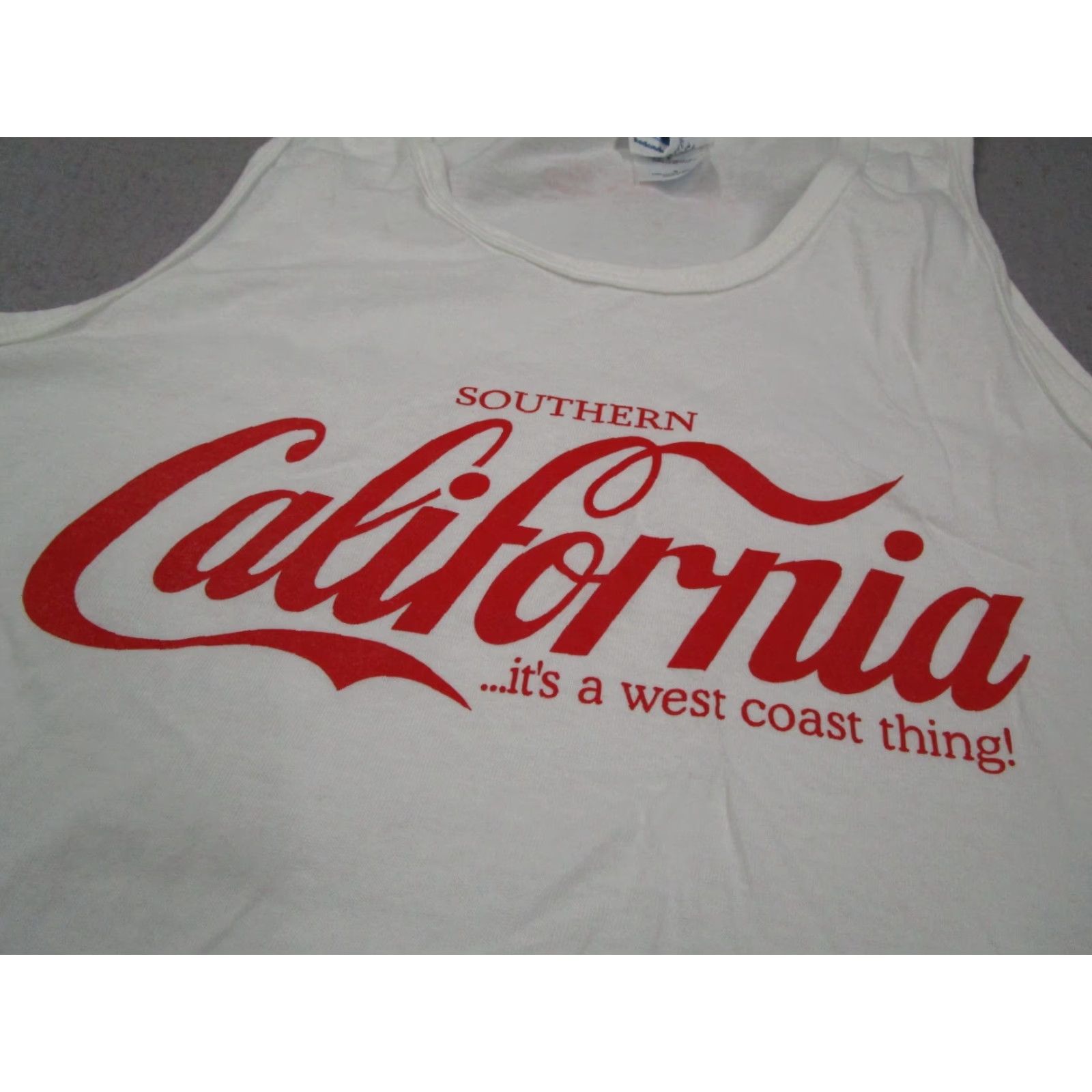 Vintage VINTAGE Redondo Surf & Skate Shirt Mens Small White California Tank Top Beach Retro Y2K Size US S / EU 44-46 / 1 - 2 Thumbnail