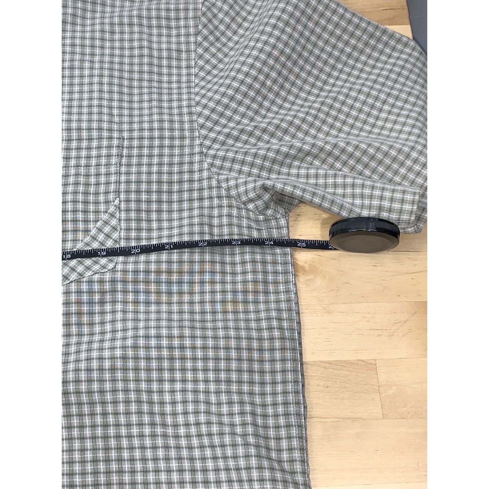 Quiksilver Quiksilver Shirt Mens XL Green Plaid Button-Down Short Sleeve Casual Size US 36 / EU 52 - 5 Thumbnail