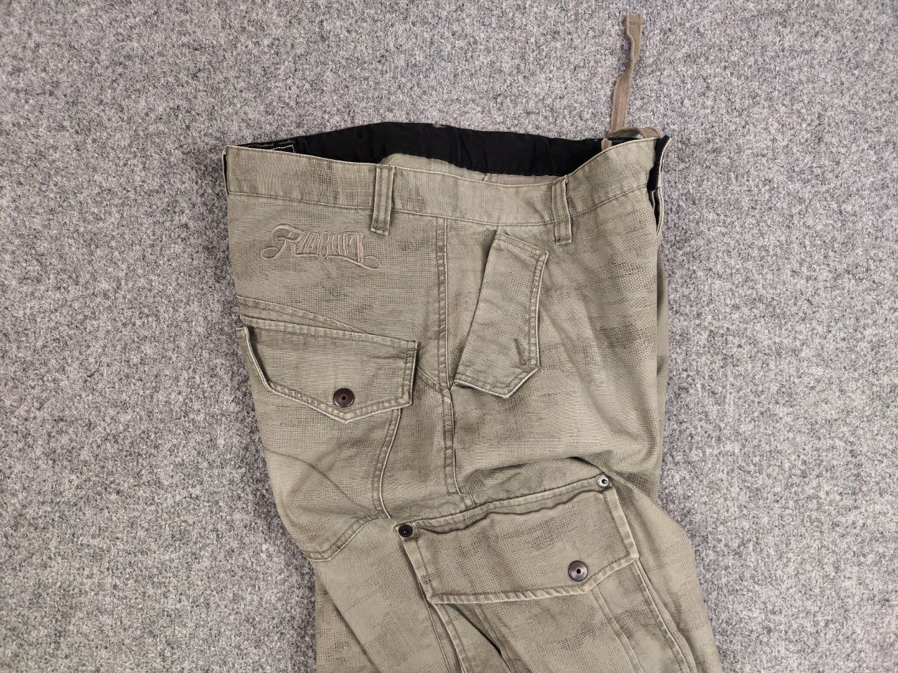 Japanese Brand Vintage 90's junya watanabe style Cargo Baggy camo Pants Size US 33 - 13 Thumbnail