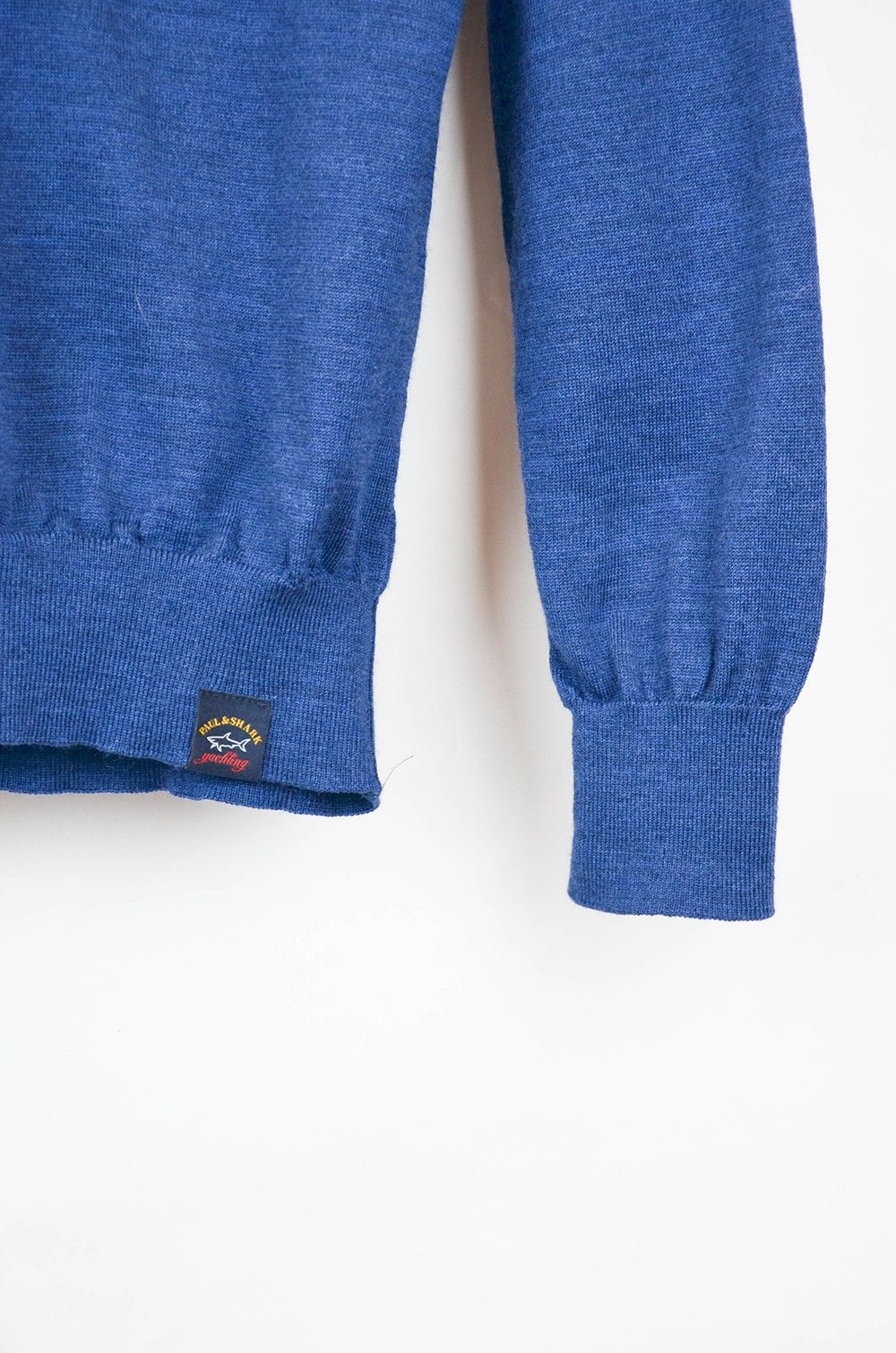 Paul & Shark PAUL & SHARK Wool Blue Quarter-Zip Sweater - M Size US M / EU 48-50 / 2 - 4 Thumbnail