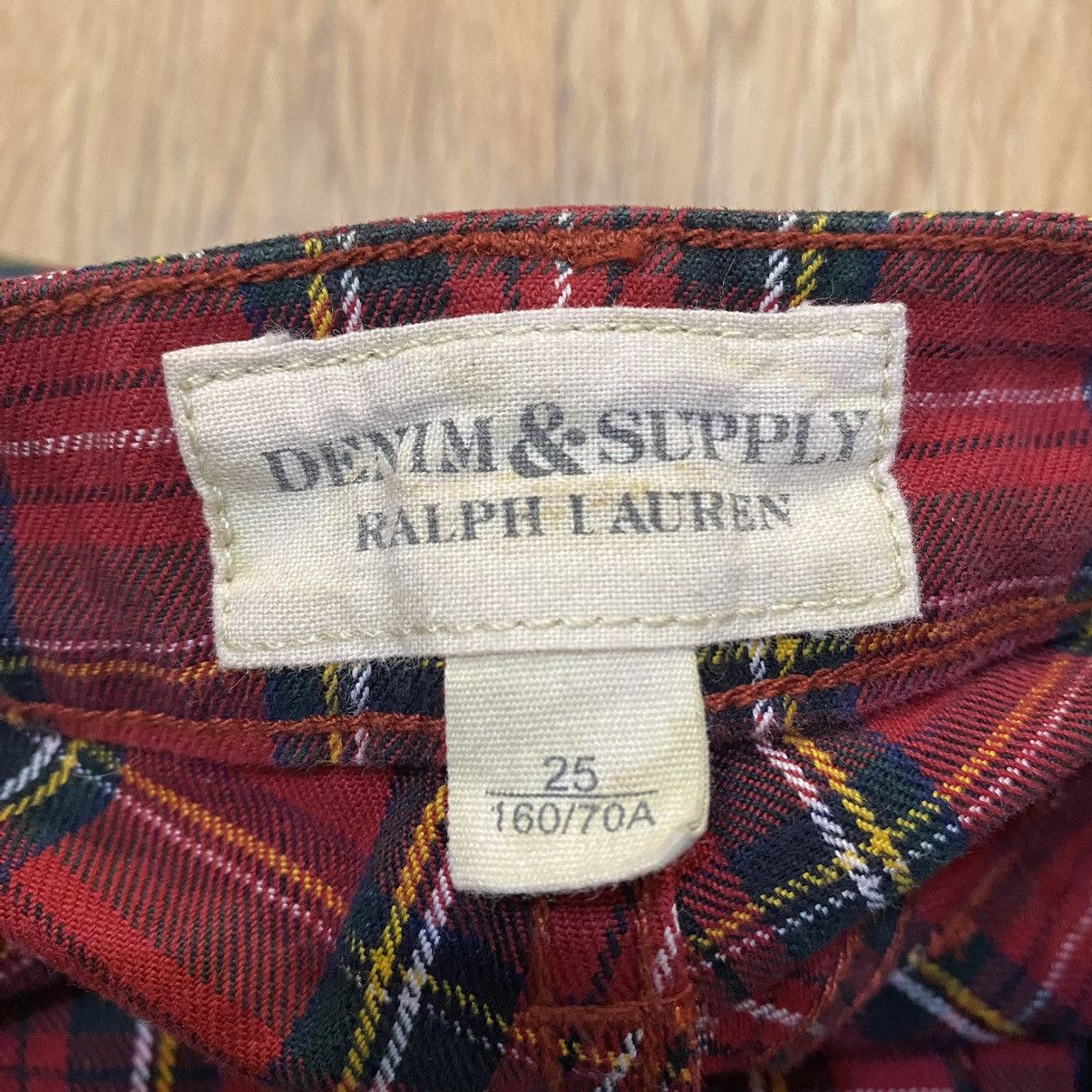 Denim & Supply Ralph Lauren 2000s - Denim & Suplay RALPH LAUREN Tartan Pants Size US 26 / EU 42 - 9 Thumbnail