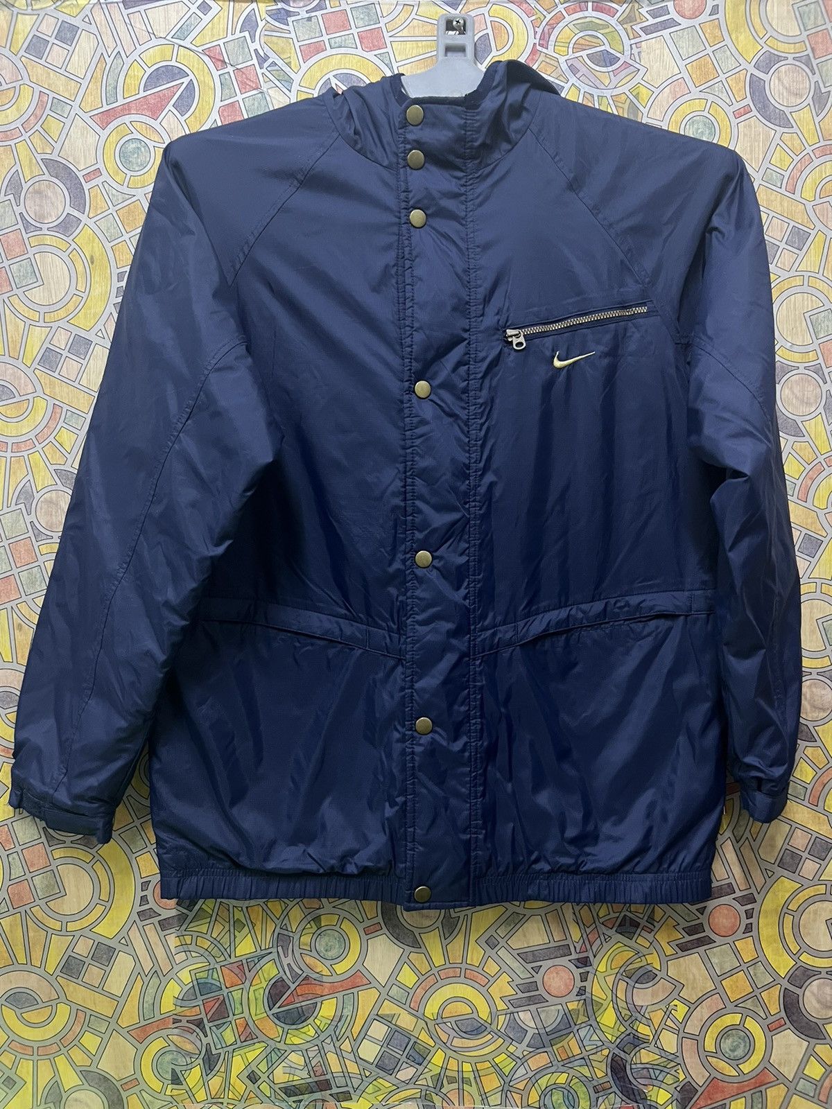Japanese Brand × Nike × Vintage NIKE Kids Blouson Jacket with Hood Size US L / EU 52-54 / 3 - 1 Thumbnail