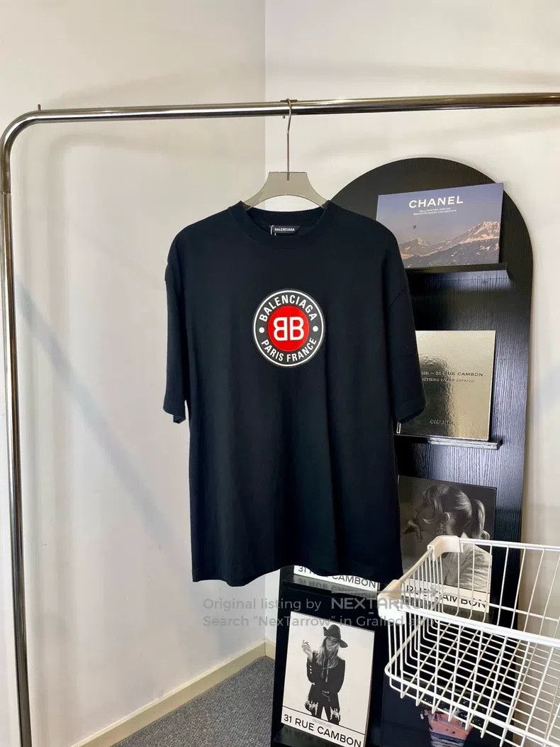 Balenciaga Balenciaga Black Short Sleeve Size US M / EU 48-50 / 2 - 1 Thumbnail