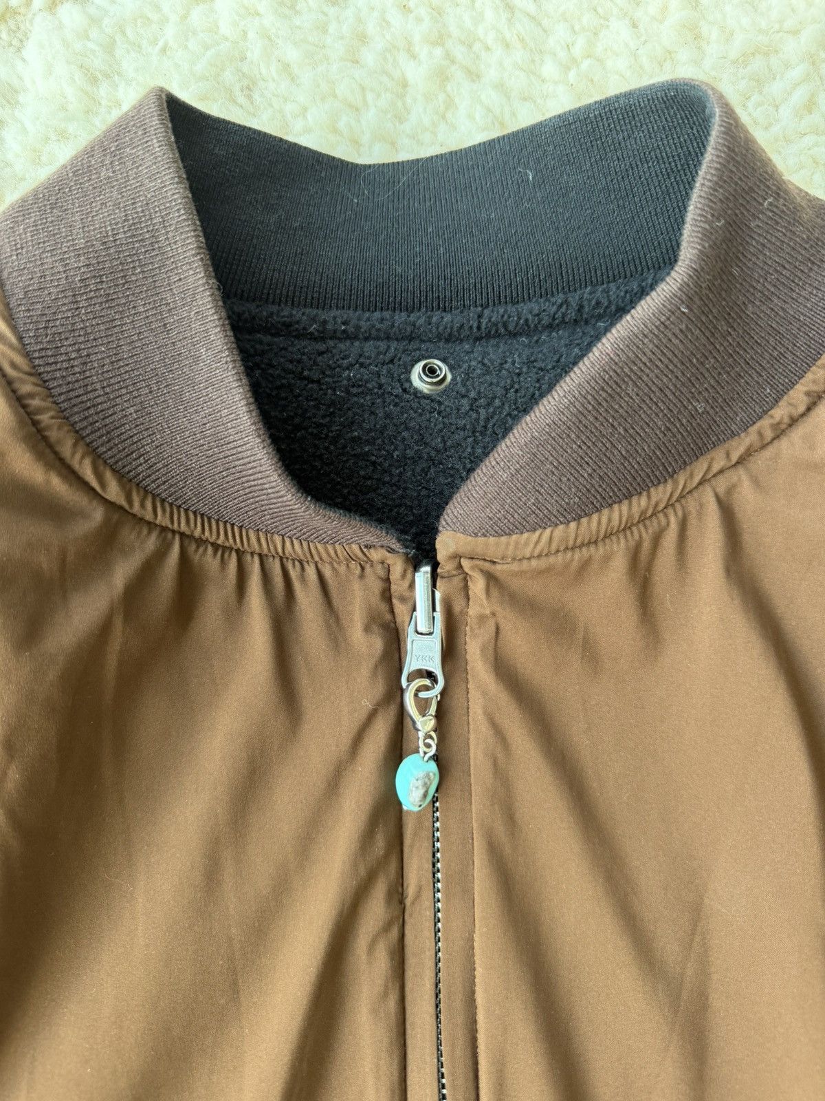 4SDESIGNS 4SDESIGN Reversible Cropper Bomber Jacket Size US L / EU 52-54 / 3 - 3 Thumbnail