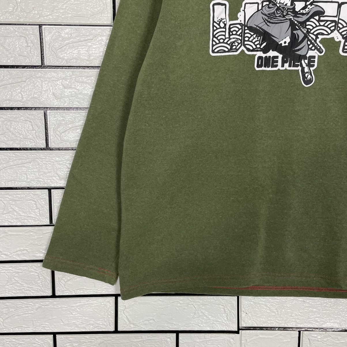 Japanese Brand One Piece Big Print Sweatshirt Size US L / EU 52-54 / 3 - 3 Thumbnail