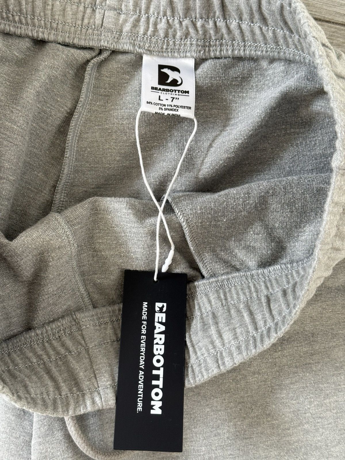 Other Bearbottom Clothing Lounge 7" Shorts Heather Grey Sz L Large Size US 34 / EU 50 - 3 Thumbnail