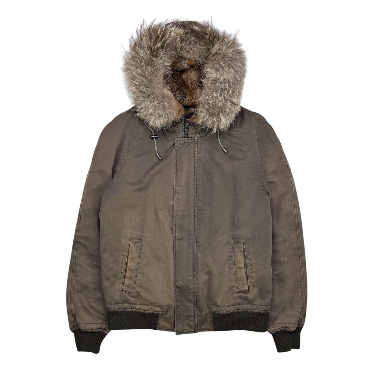 Yves Salomon YVES SALOMON HOMME RABBIT FUR PARKA Size US M / EU 48-50 / 2 - 2 Thumbnail