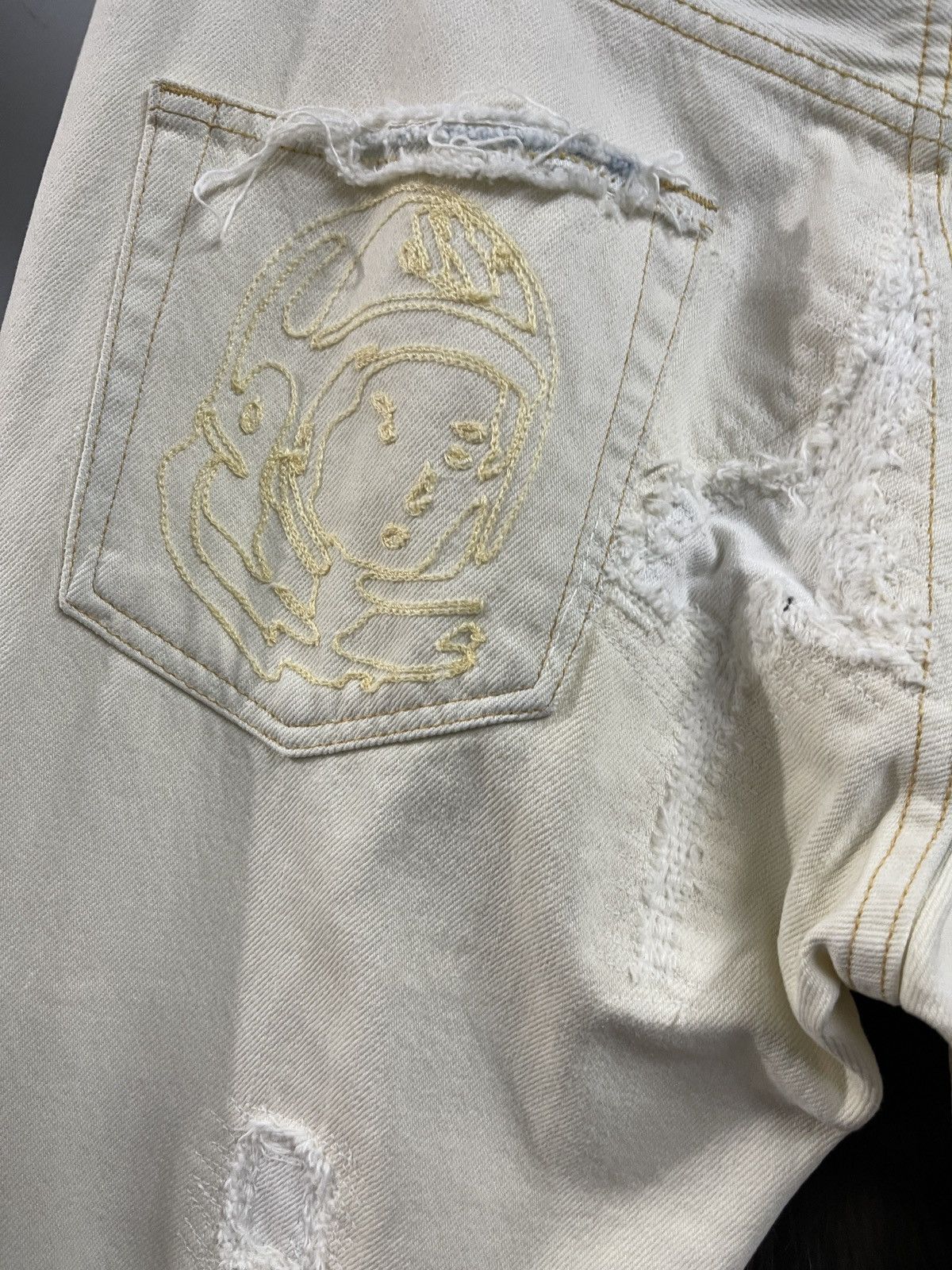 Billionaire Boys Club BBC Destroyed Ripped Jeans Size US 32 / EU 48 - 9 Thumbnail