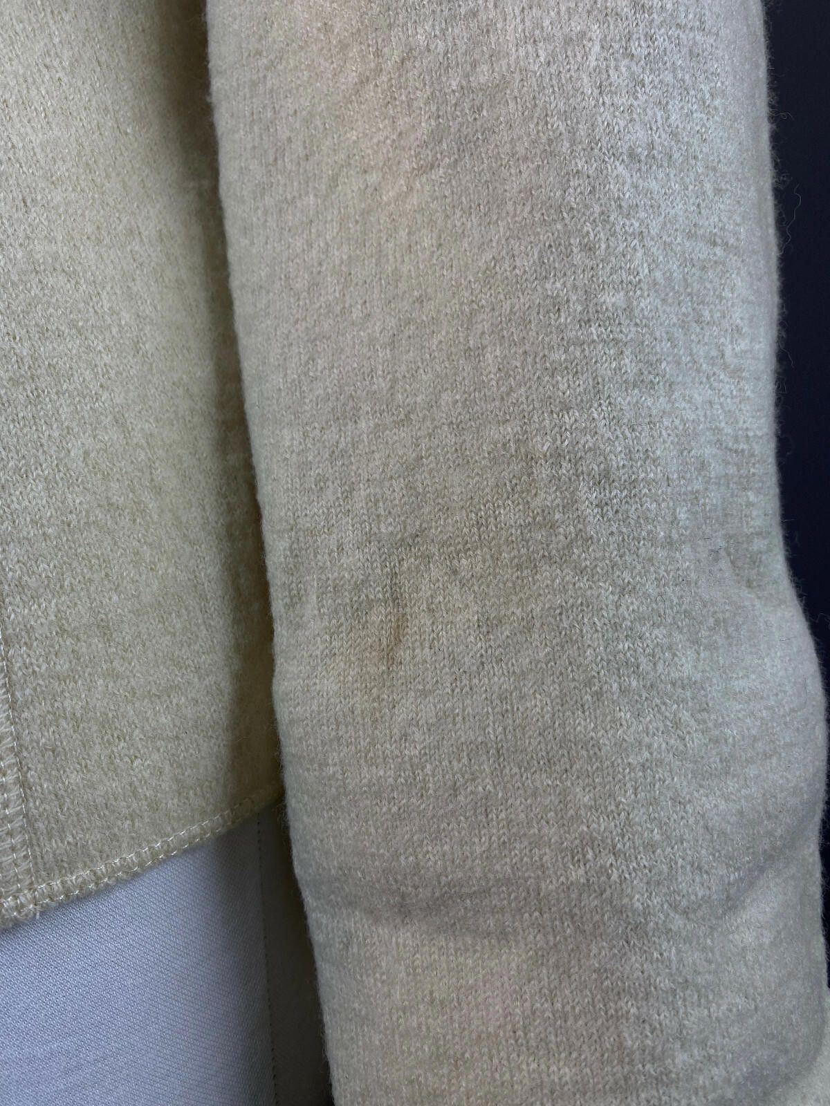 Designer Ischiko by Oska Beige Wool Acymetric Zip Up Jacket Size 10 Size L / US 10 / IT 46 - 3 Thumbnail