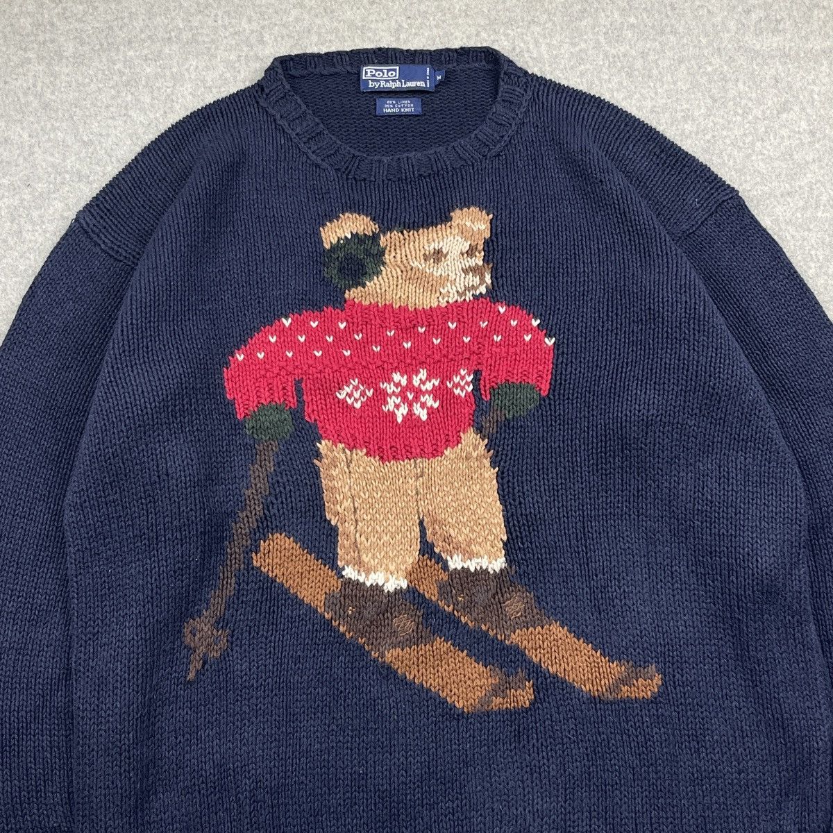 Vintage Polo Ralph Lauren Hand Knit Sweater Tops