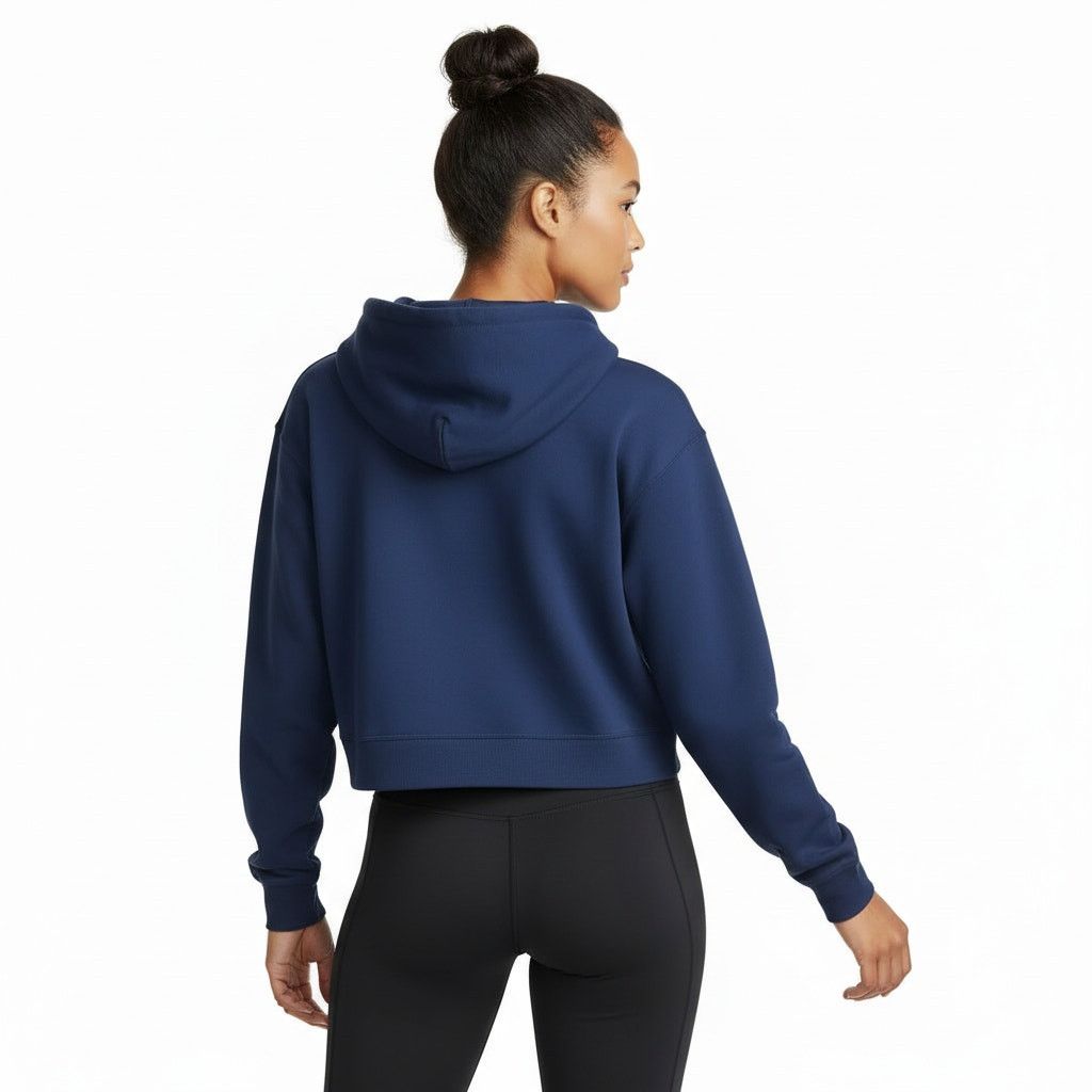 Victoria's Secret Victoria's Secret Pink Navy Fleece Cropped Hoodie, XS Size XS / US 0-2 / IT 36-38 - 7 Thumbnail