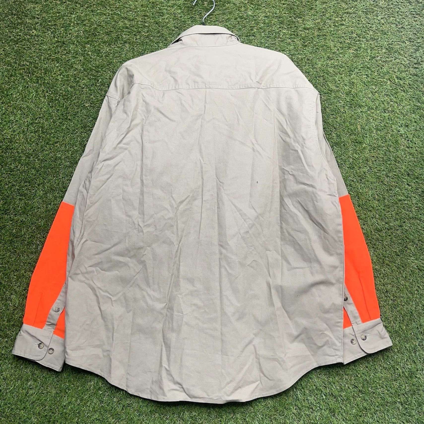 Vintage Bob Allen Shooting Shirt Mens XL Long Sleeve High Prairie Neon Orange NWT Size US XL / EU 56 / 4 - 2 Thumbnail