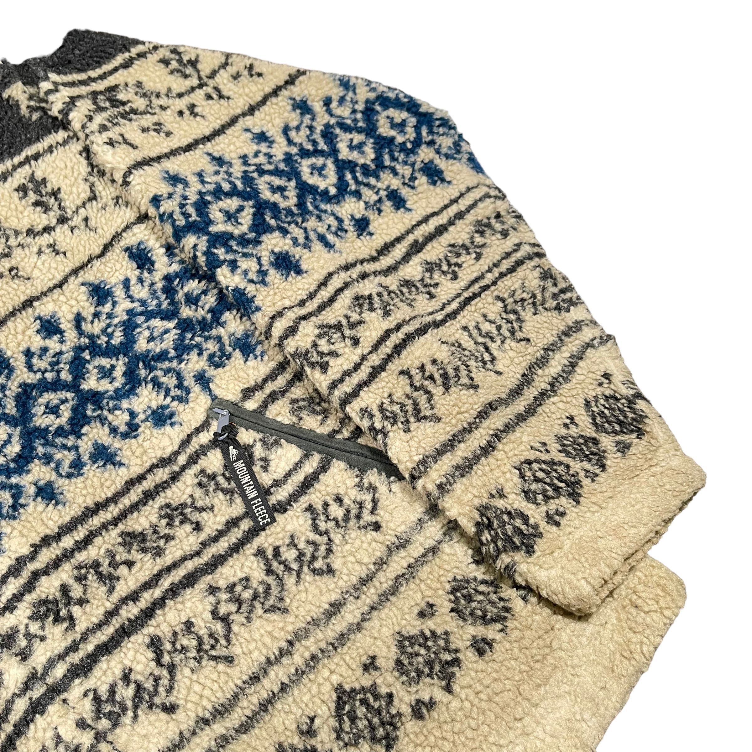 Native 1980s Vintage Native Navajo Tribal Deep Pile Fleece Sherpa Size US M / EU 48-50 / 2 - 6 Thumbnail