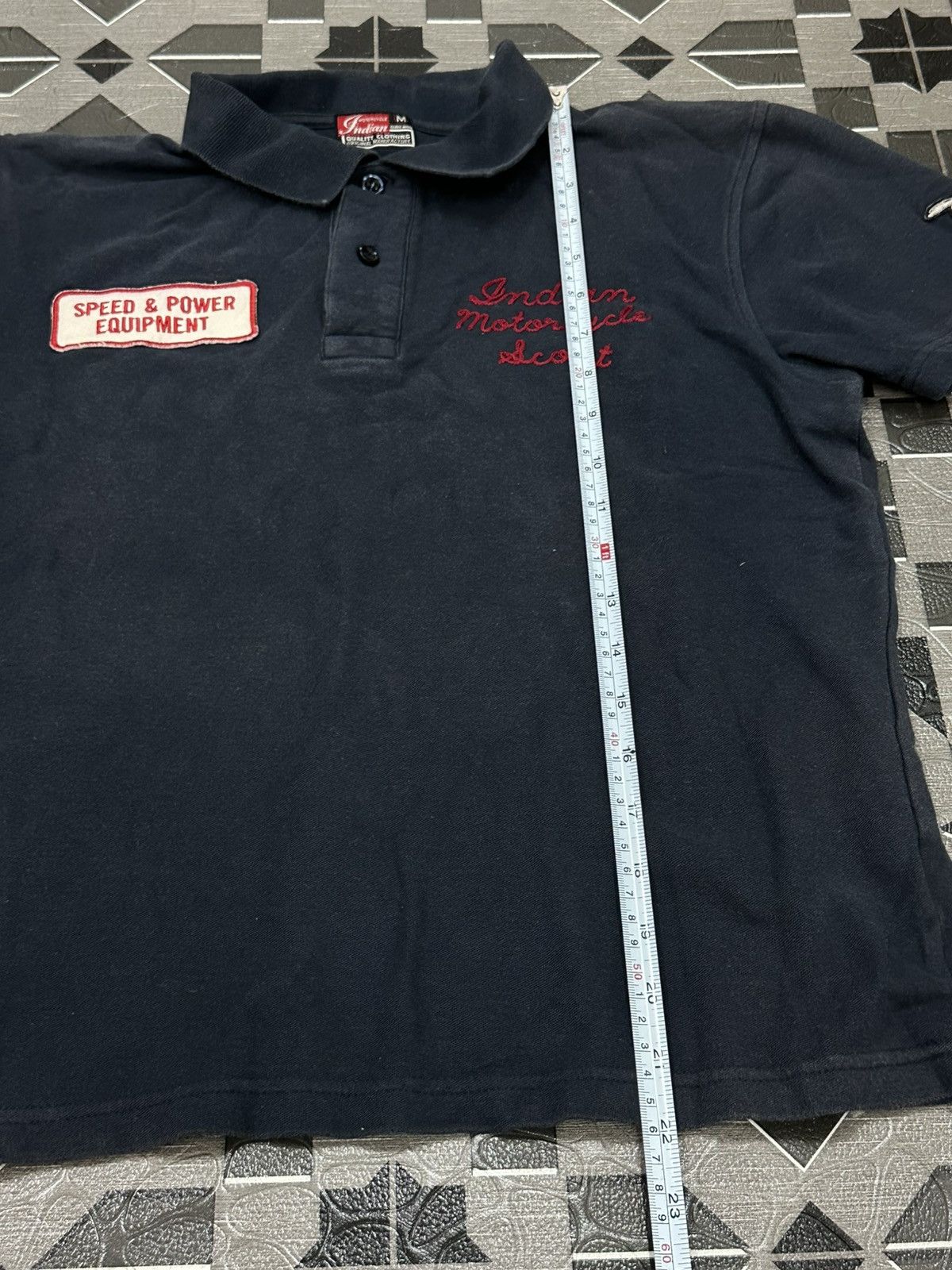 Indian Motorcycle 2000's Indian Motocycle " Adams Repair Service " Polo Shirt Size US XS / EU 42 / 0 - 5 Thumbnail