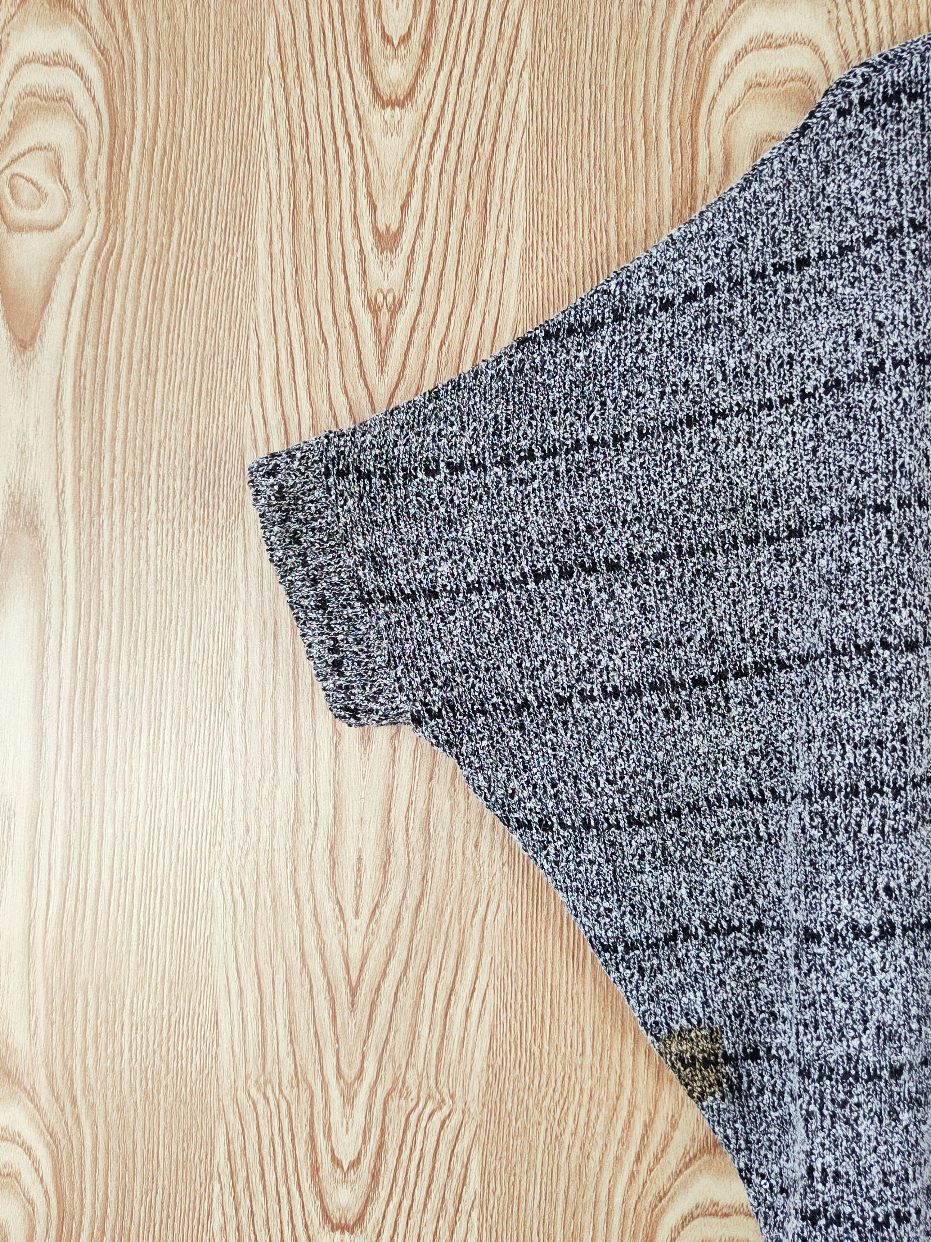 Japanese Brand Ventviolet batwing Black Knitwear Cardigan #W768 Size M / US 6-8 / IT 42-44 - 4 Thumbnail