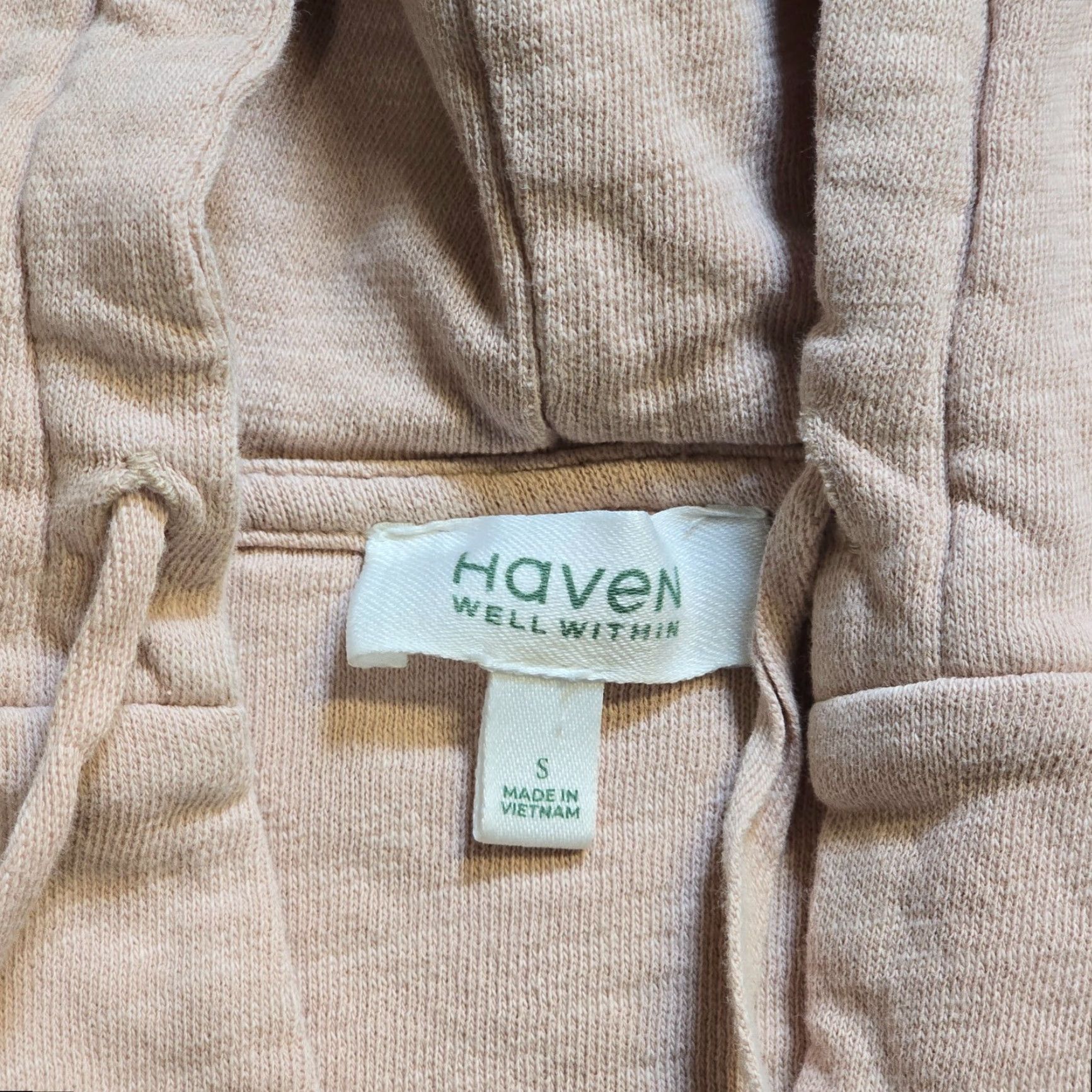 Vintage VINTAGE Haven Well Within Sweater Women Small Pink Hoodie Sweatshirt Pocket Casual Basic Size S / US 4 / IT 40 - 3 Thumbnail