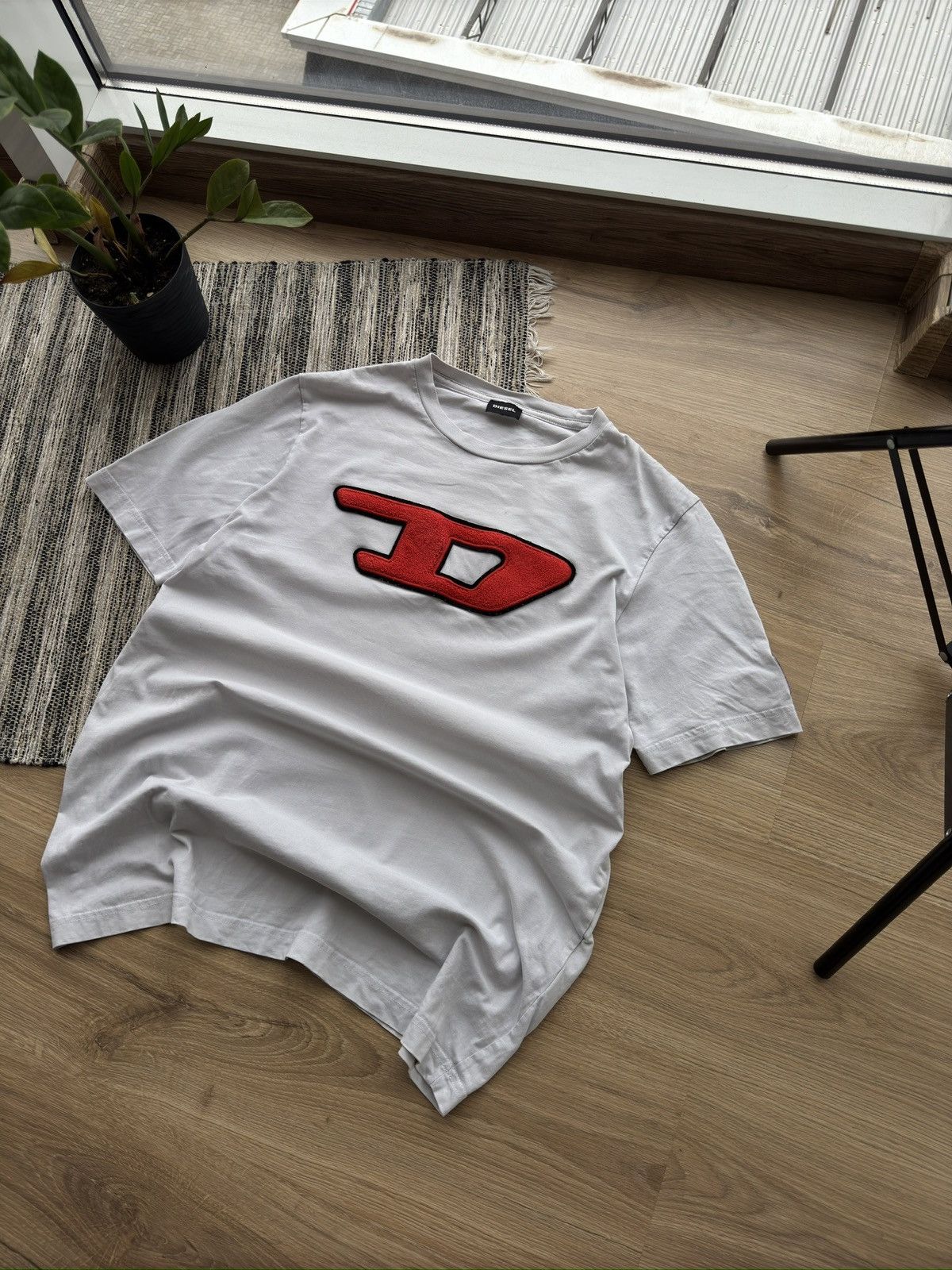 Diesel Vintage Diesel Big logo Y2K white tee Size US M / EU 48-50 / 2 - 2 Thumbnail