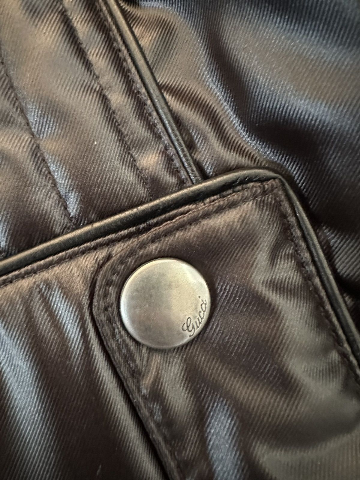 Gucci Gucci Tom Ford era Black Biker-Style Puffer Jacket - Archive Size US M / EU 48-50 / 2 - 4 Thumbnail