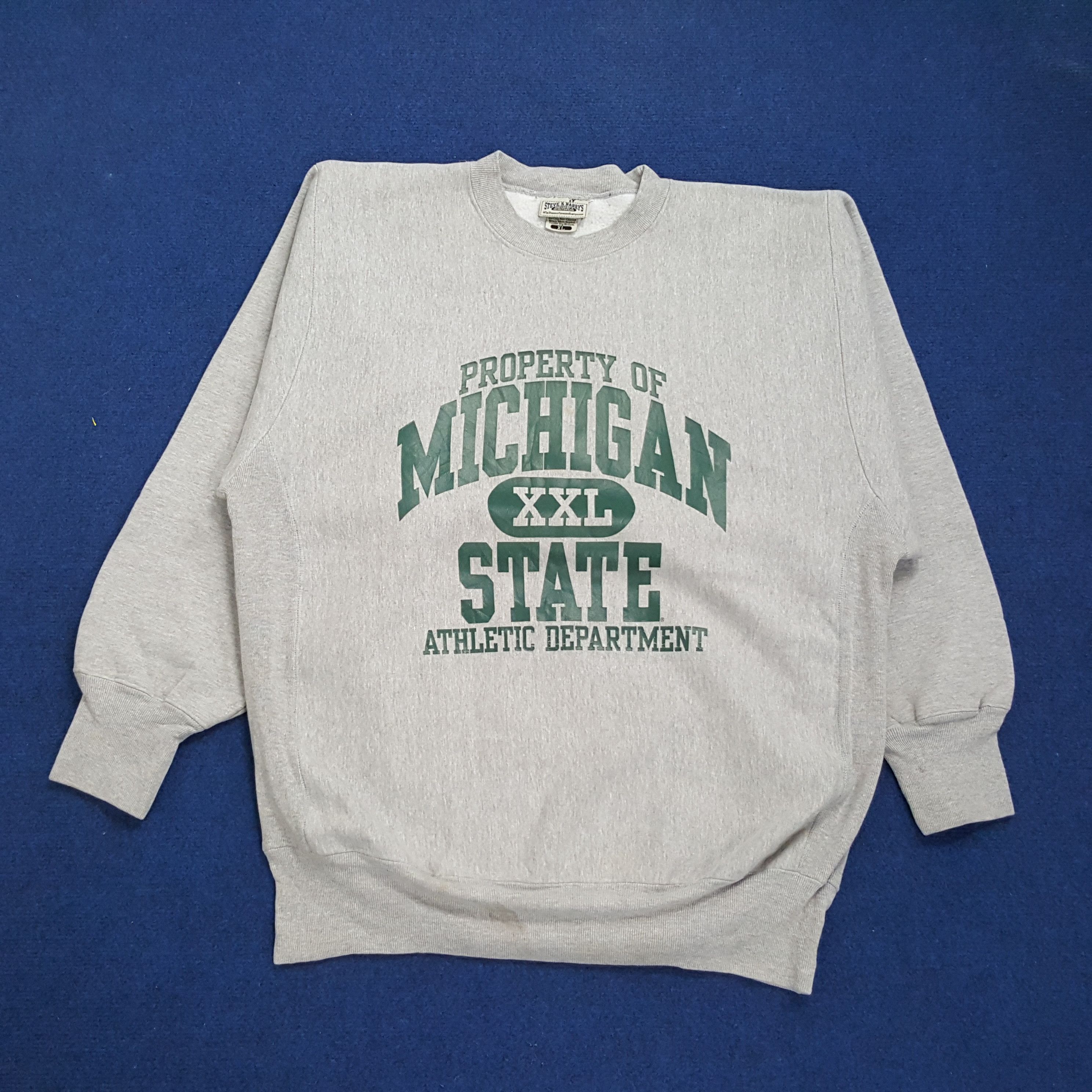 Vintage Vintage Property of Michigan State XXI Athletic Sweatshirts Size US XL / EU 56 / 4 - 1 Thumbnail