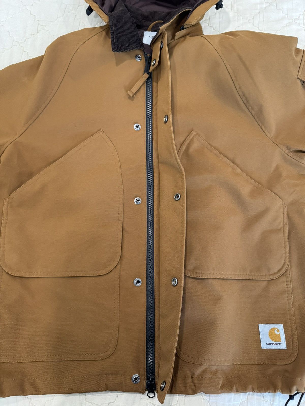 Carhartt Wip Carhartt WIP Clarton Jacket Tobacco Brown Size Small Size US S / EU 44-46 / 1 - 5 Thumbnail