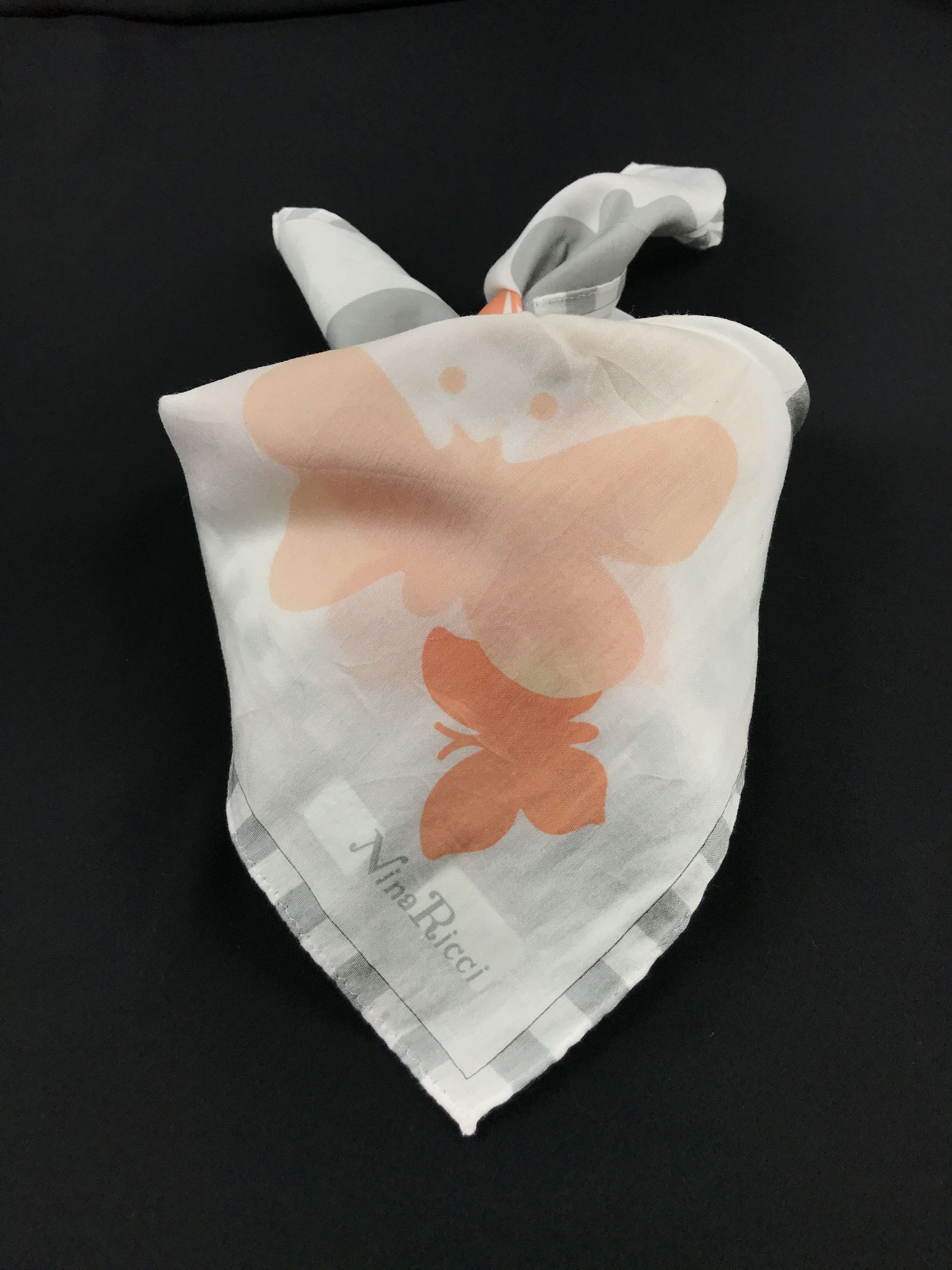 Designer × Japanese Brand × Vintage Vintage Nina Ricci Bandana Neckerchief Handkerchief Size ONE SIZE - 3 Thumbnail