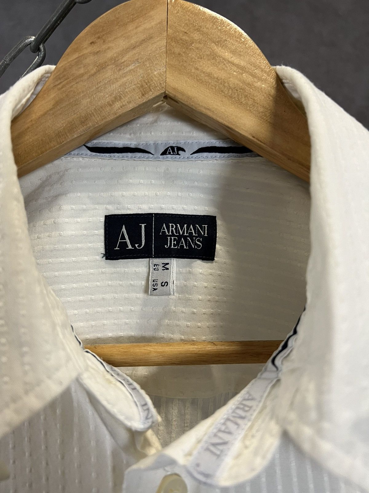 Armani Armani Jeans designer vintage logo shirt Size US M / EU 48-50 / 2 - 4 Thumbnail