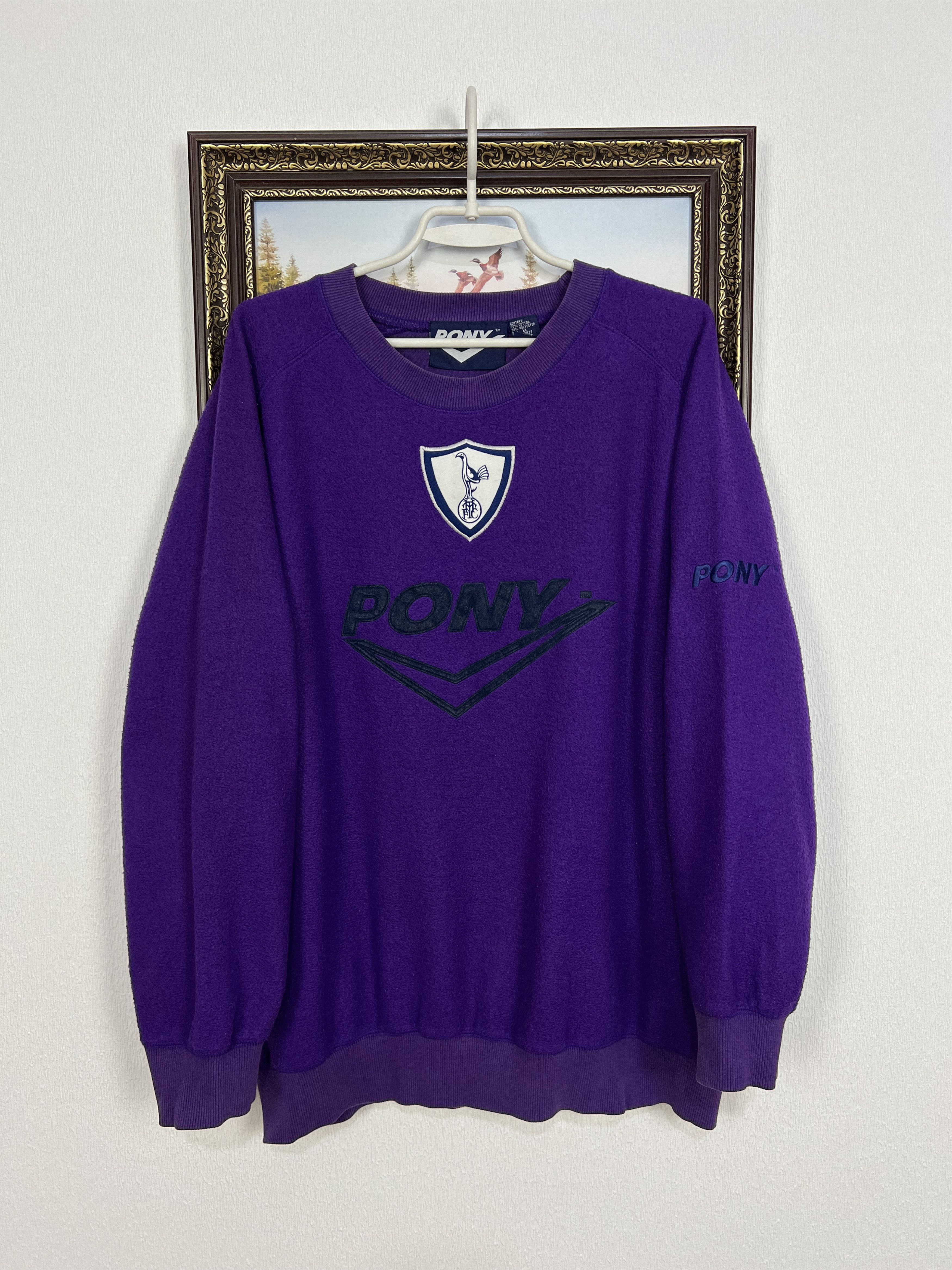 PONY Vintage 90's Pony Tottenham Hotspur Football Sweatshirt Size US XL / EU 56 / 4 - 1 Thumbnail
