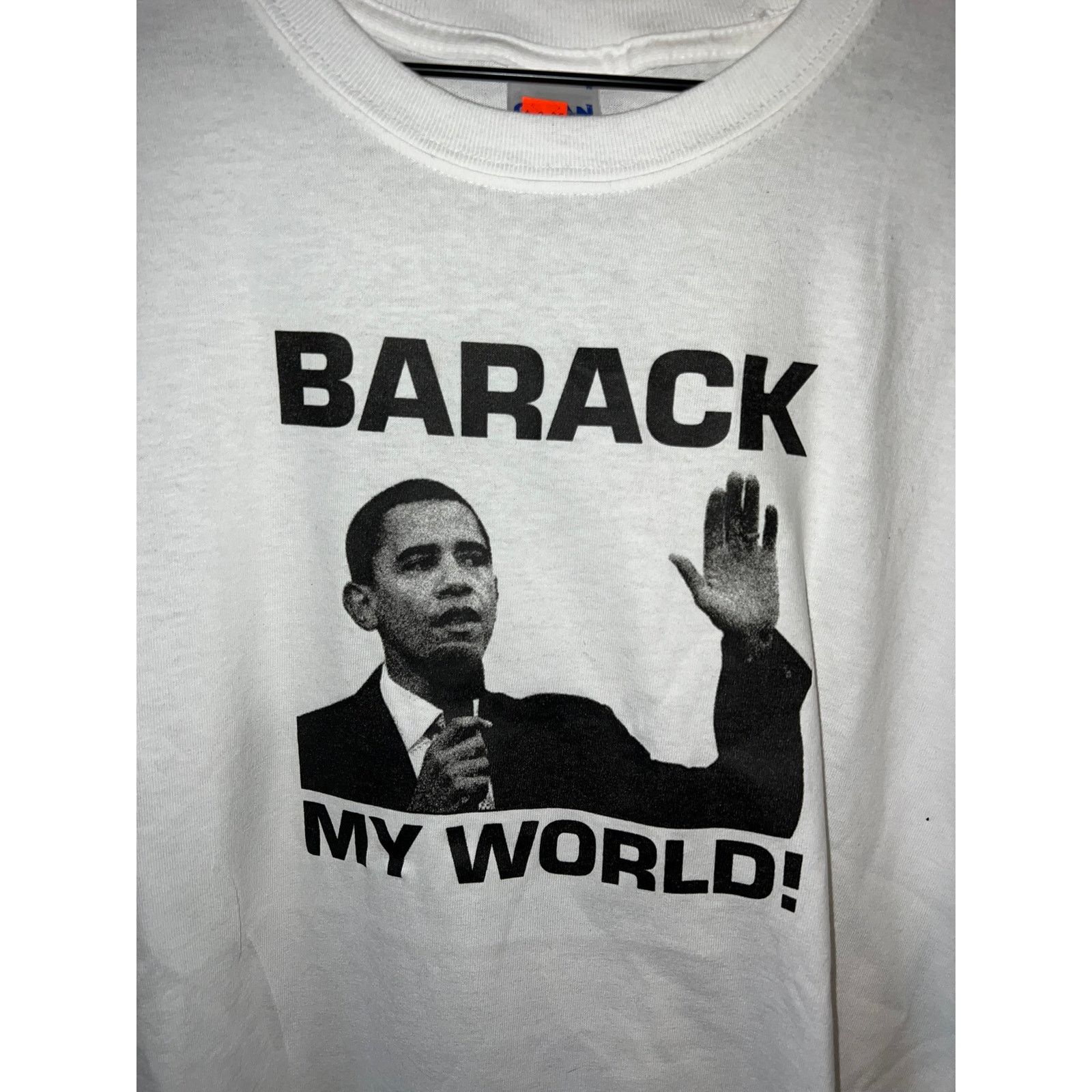 Gildan Y2K Barack My World Obama President Election Shirt Large Size US L / EU 52-54 / 3 - 2 Thumbnail