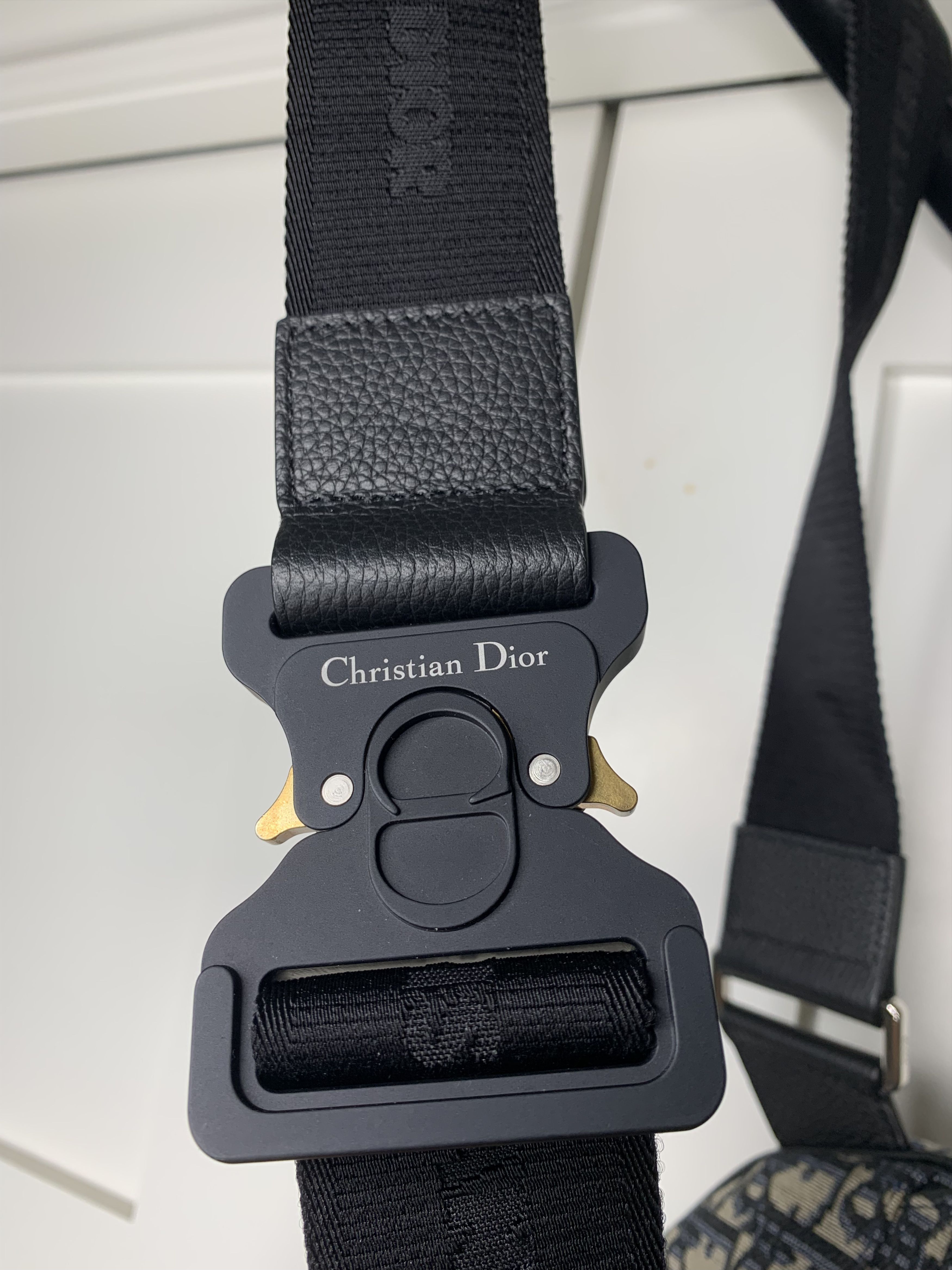 Dior DIOR Saddle Bag Beige And Black Dior Oblique Jacquard Size ONE SIZE - 4 Thumbnail