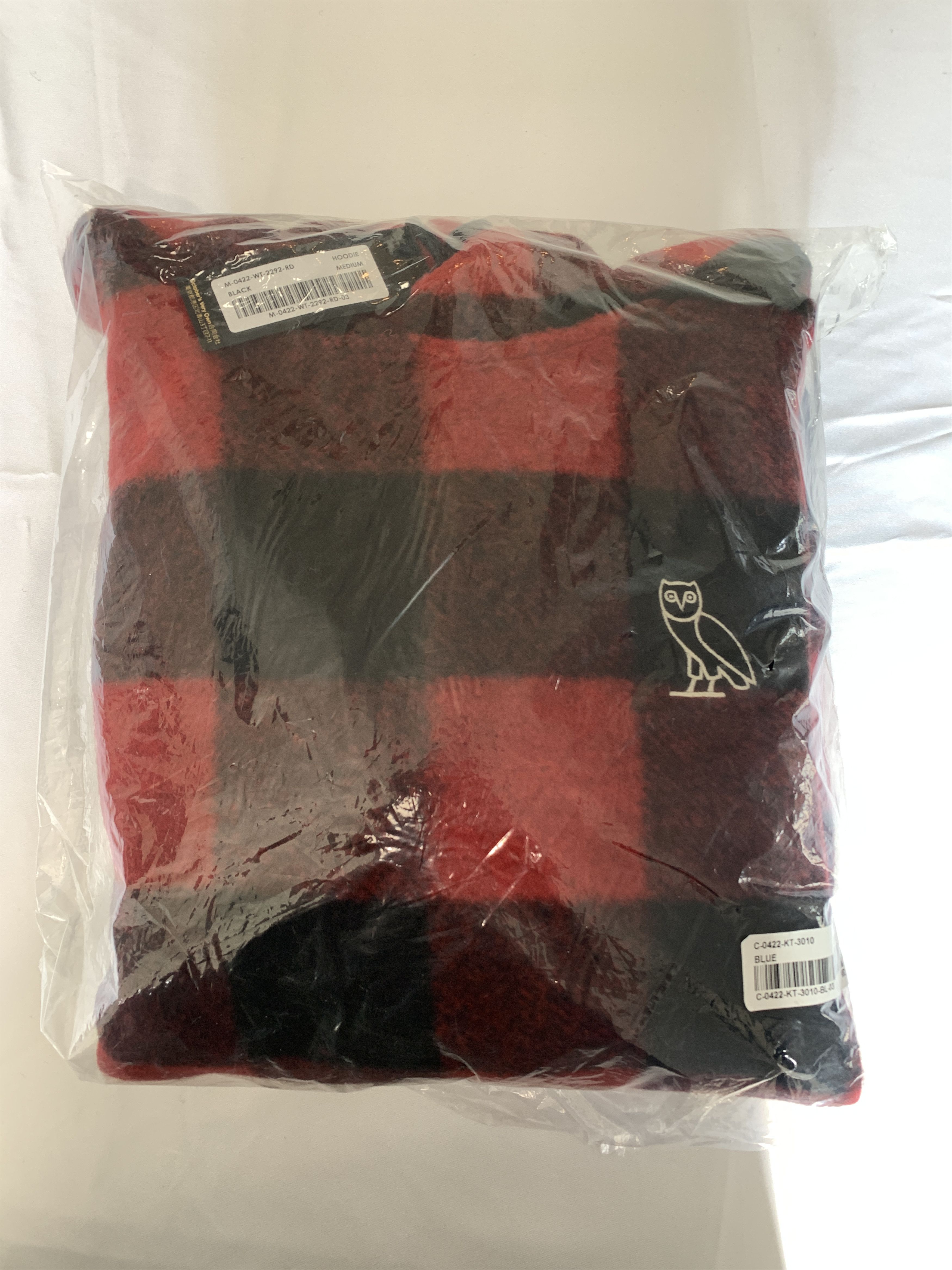 Drake *RARE* OVO Buffalo Plaid Wool-Blend Hoodie Size US M / EU 48-50 / 2 - 2 Thumbnail